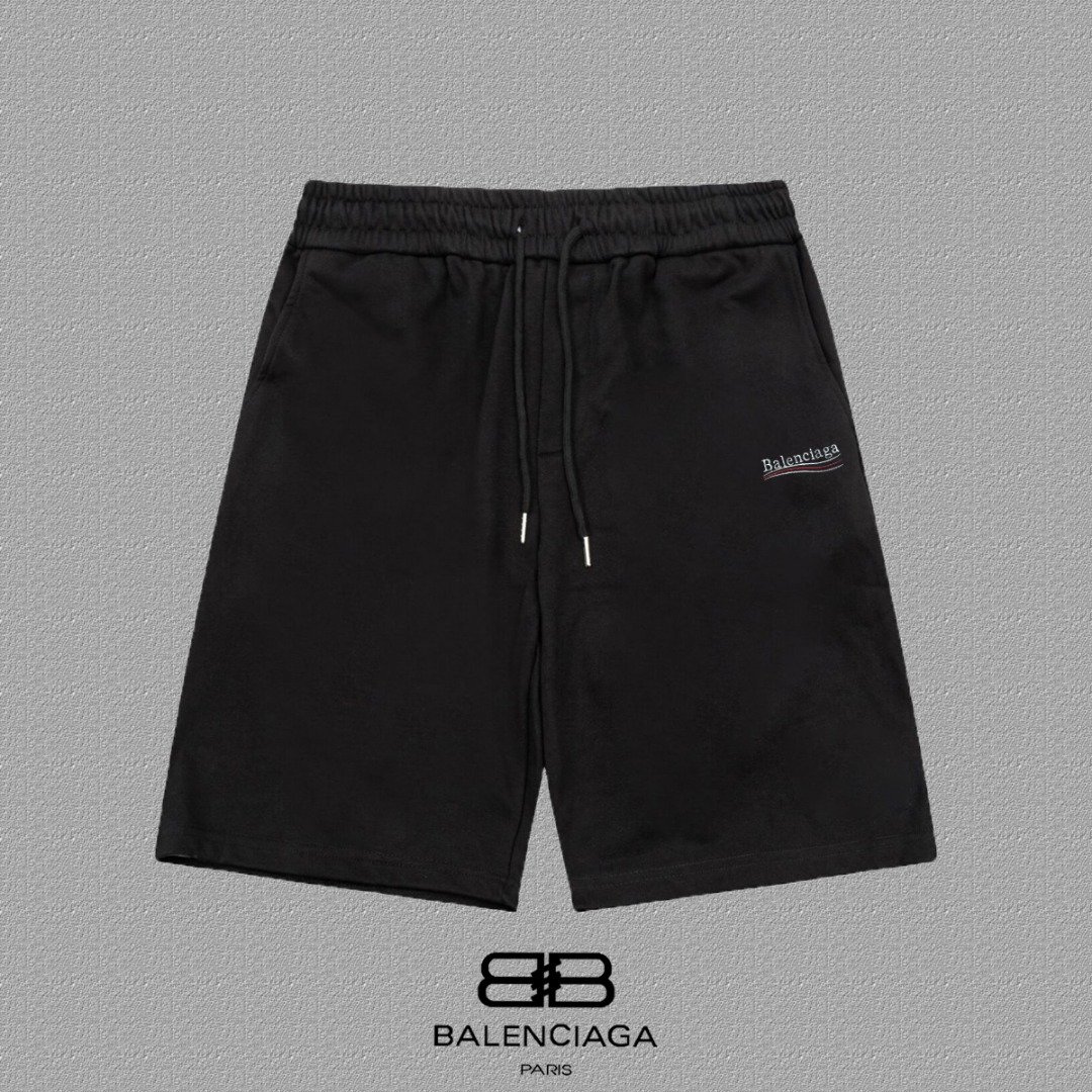 P90 [balenciaga] Pantalones cortos bordados Classic Coke. Popular versión activa hecha a medida de 400 g de tejido de a…