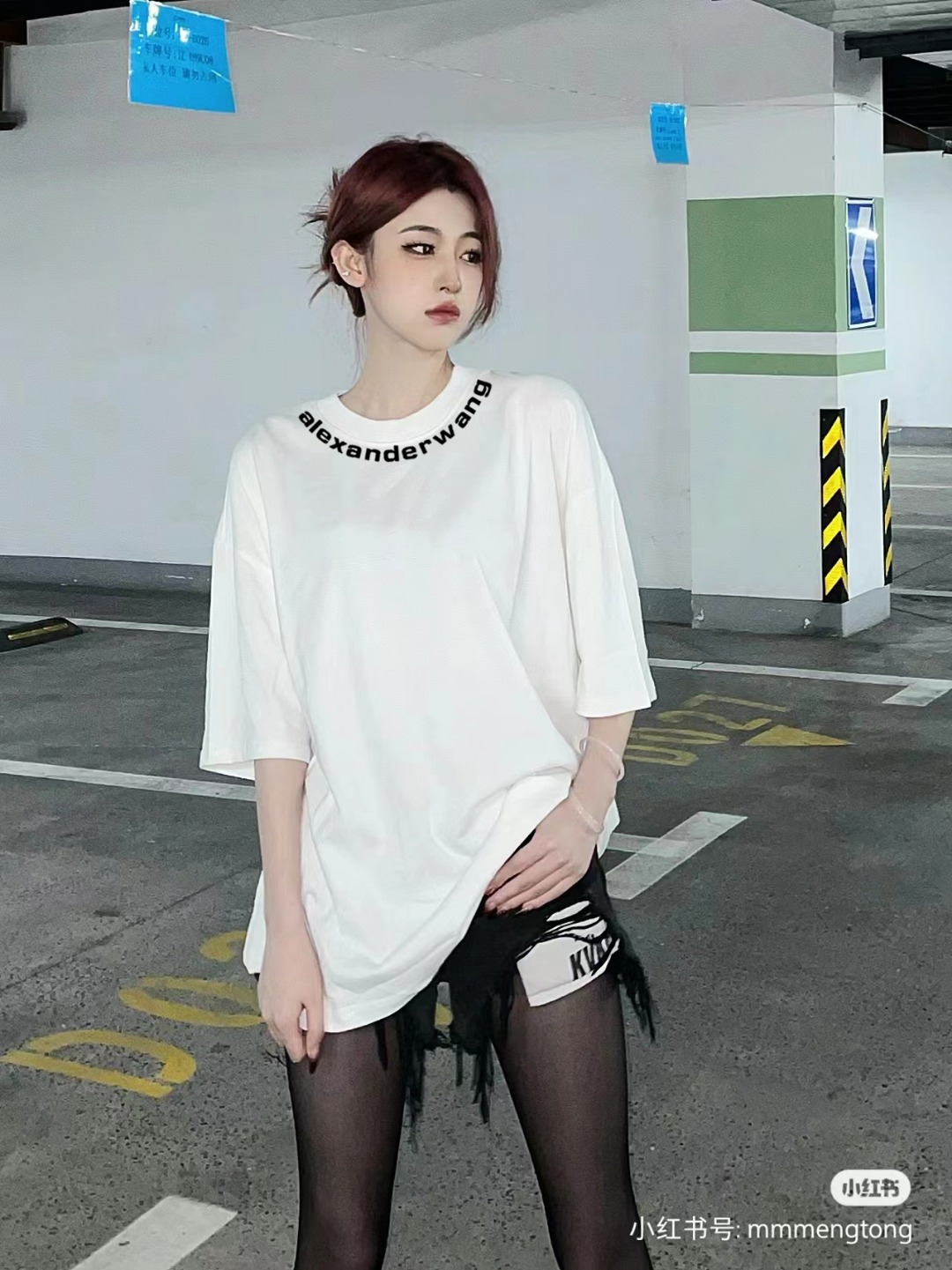 High-End Short Sleeve T-Shirts with Silica Letter Prints in 2025FW Collection - 图片 8