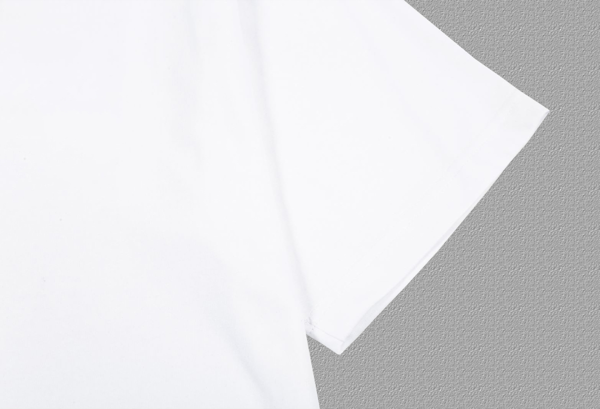 High-End Short Sleeve T-Shirts with Silica Letter Prints in 2025FW Collection - 图片 6