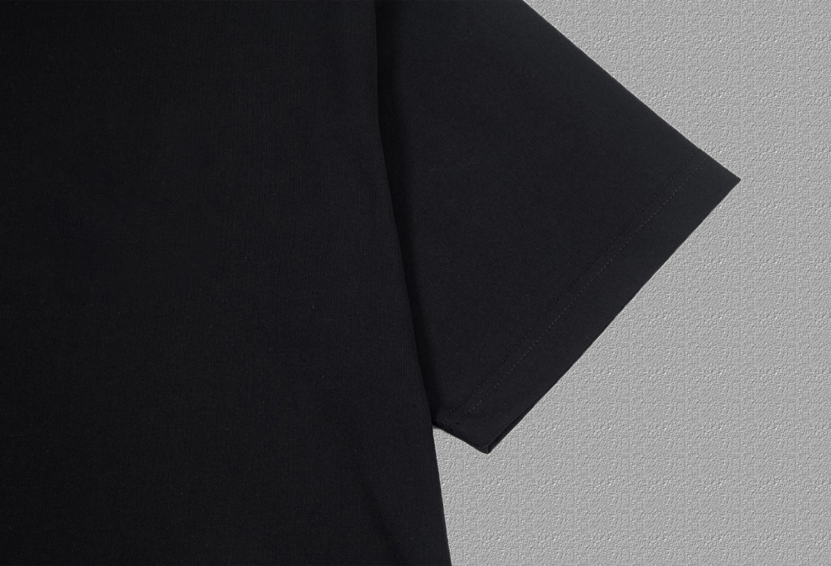 High-End Balmain Short Sleeve T-Shirts with Silica Plaster and Logo Printing - 图片 7