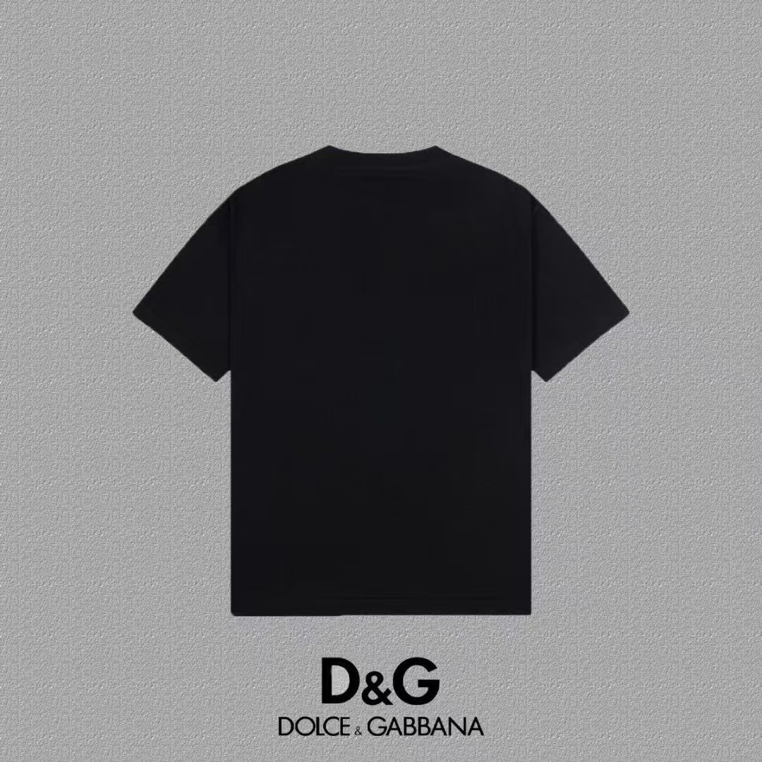 High-End Logo T-shirts: 2025FW Collection in Black and White, Various Sizes - 图片 2