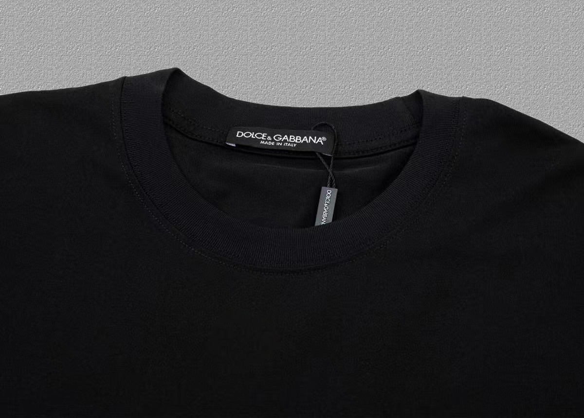 High-End Logo T-shirts: 2025FW Collection in Black and White, Various Sizes - 图片 5