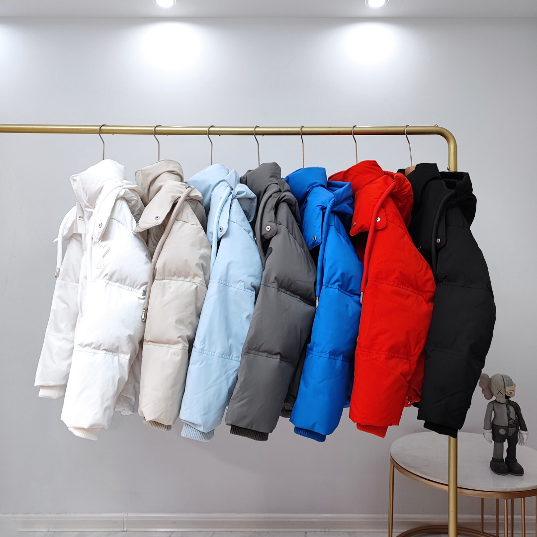 AMI Clothing Down Jacket Pants & Trousers Shirts & Blouses Top Quality Designer Replica
 Black Blue Gold Grey Milk Tea Color Orange Red White Polyester