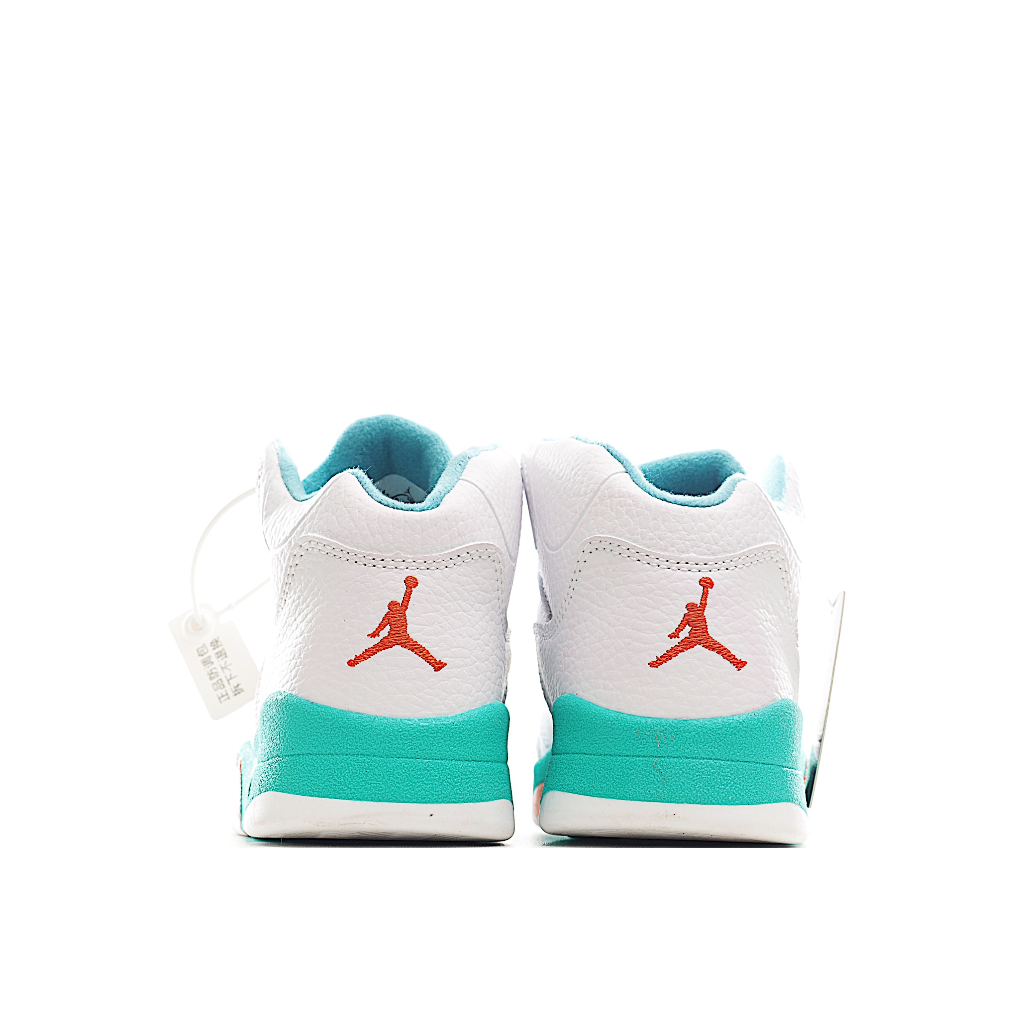 图片[5]-乔5 AJ 5代系带篮球气垫童鞋28-35 该鞋款属于篮球文化鞋，设计强度不足以支撑在进行篮球运动时穿着使用，缓震鞋口和人字形鞋底防滑，鞋面采用牛皮革、橡塑材料等多种材料拼接（缝/车线）而成-选品中心