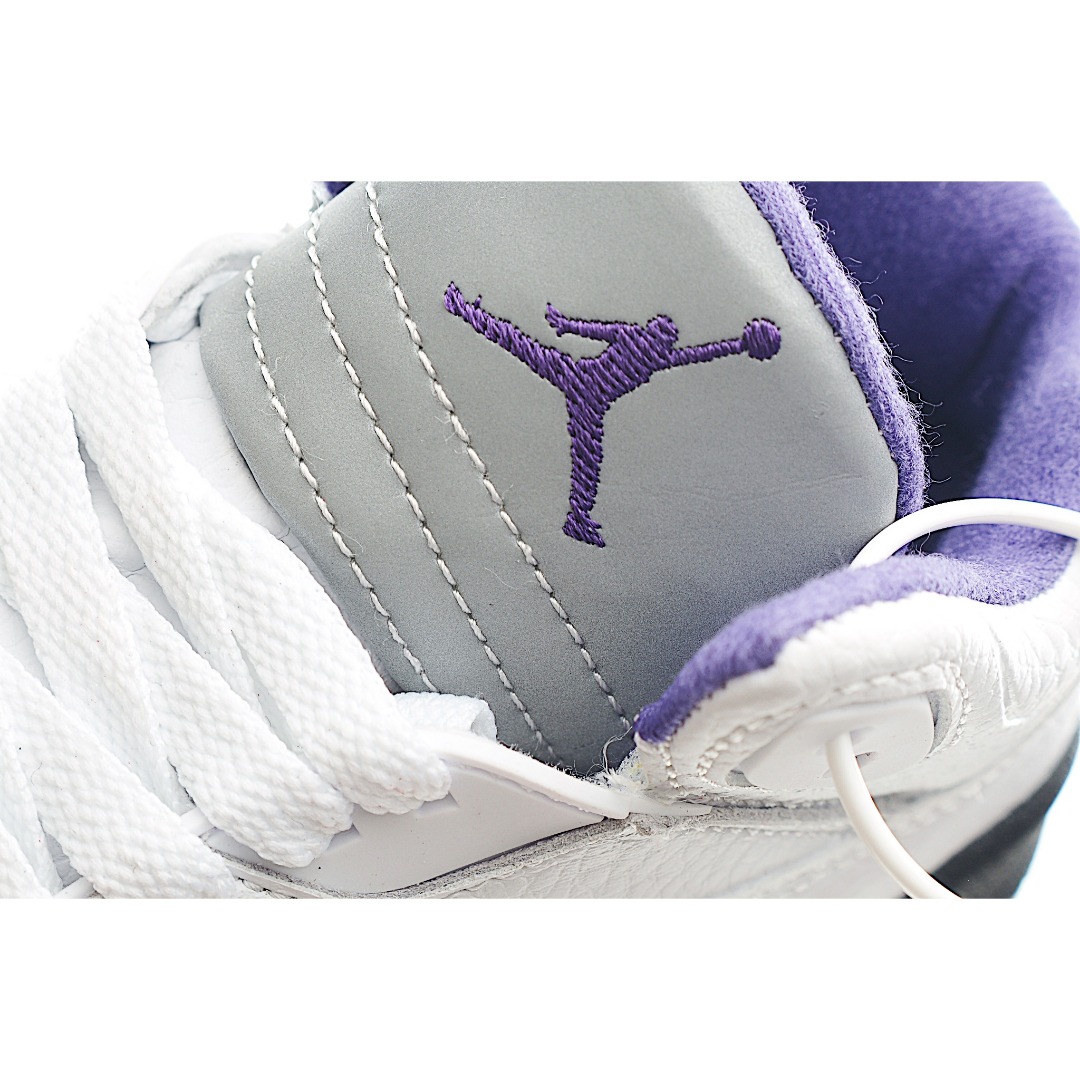 图片[8]-乔5 AJ 5代系带篮球气垫童鞋28-35 该鞋款属于篮球文化鞋，设计强度不足以支撑在进行篮球运动时穿着使用，缓震鞋口和人字形鞋底防滑，鞋面采用牛皮革、橡塑材料等多种材料拼接（缝/车线）而成-选品中心