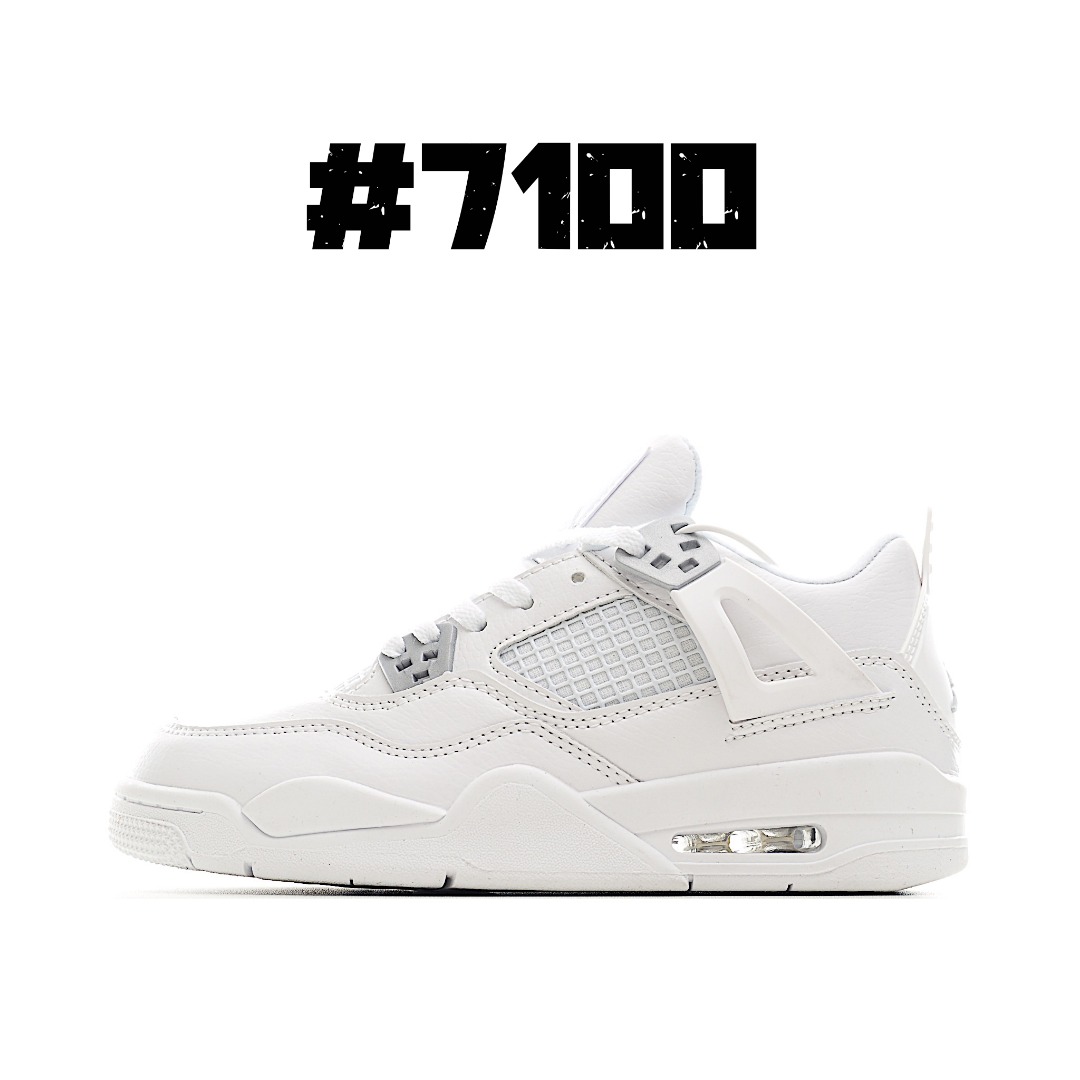 图片[3]-NK AJ 4代系带篮球气垫童鞋 缓震复古运动童鞋采用匠心中底设计，带来出色稳定性，缔造轻盈缓震的步履体验。皮革与合成材质组合鞋面，打造耐穿支撑效果。后跟的鞋底加入可视Air缓震技术，造就出众缓震效果。模压鞋眼固定带，可调整系带宽度，橡胶外底融入改良版人字底纹，铸就非凡抓地力。 尺码：26-36-选品中心