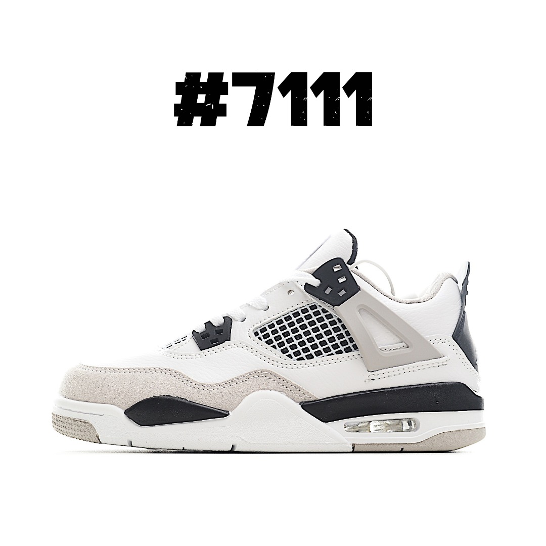 图片[9]-NK AJ 4代系带篮球气垫童鞋 缓震复古运动童鞋采用匠心中底设计，带来出色稳定性，缔造轻盈缓震的步履体验。皮革与合成材质组合鞋面，打造耐穿支撑效果。后跟的鞋底加入可视Air缓震技术，造就出众缓震效果。模压鞋眼固定带，可调整系带宽度，橡胶外底融入改良版人字底纹，铸就非凡抓地力。 尺码：26-36-选品中心