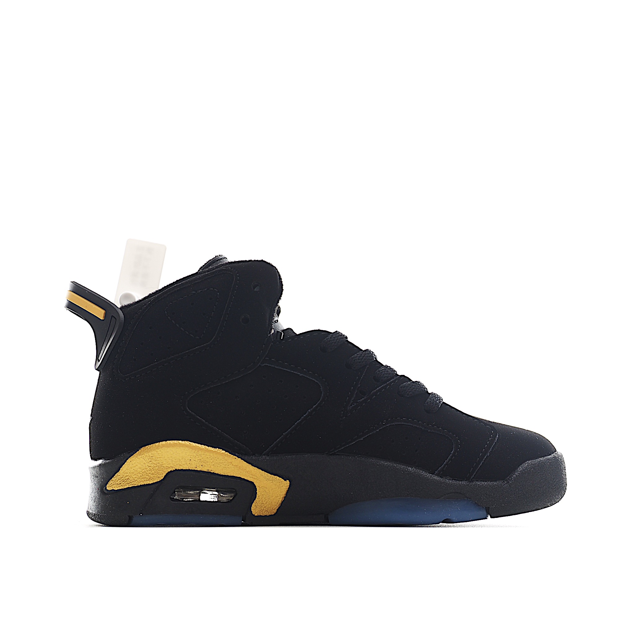 图片[3]-AJ 6代乔六高帮篮球气垫童鞋28-35 AJ 6 复刻大童运动童鞋采用优质鞋面，承袭令其享誉盛名的经典外观设计。穿孔设计，为孩子提供透气舒适的运动体验。-选品中心