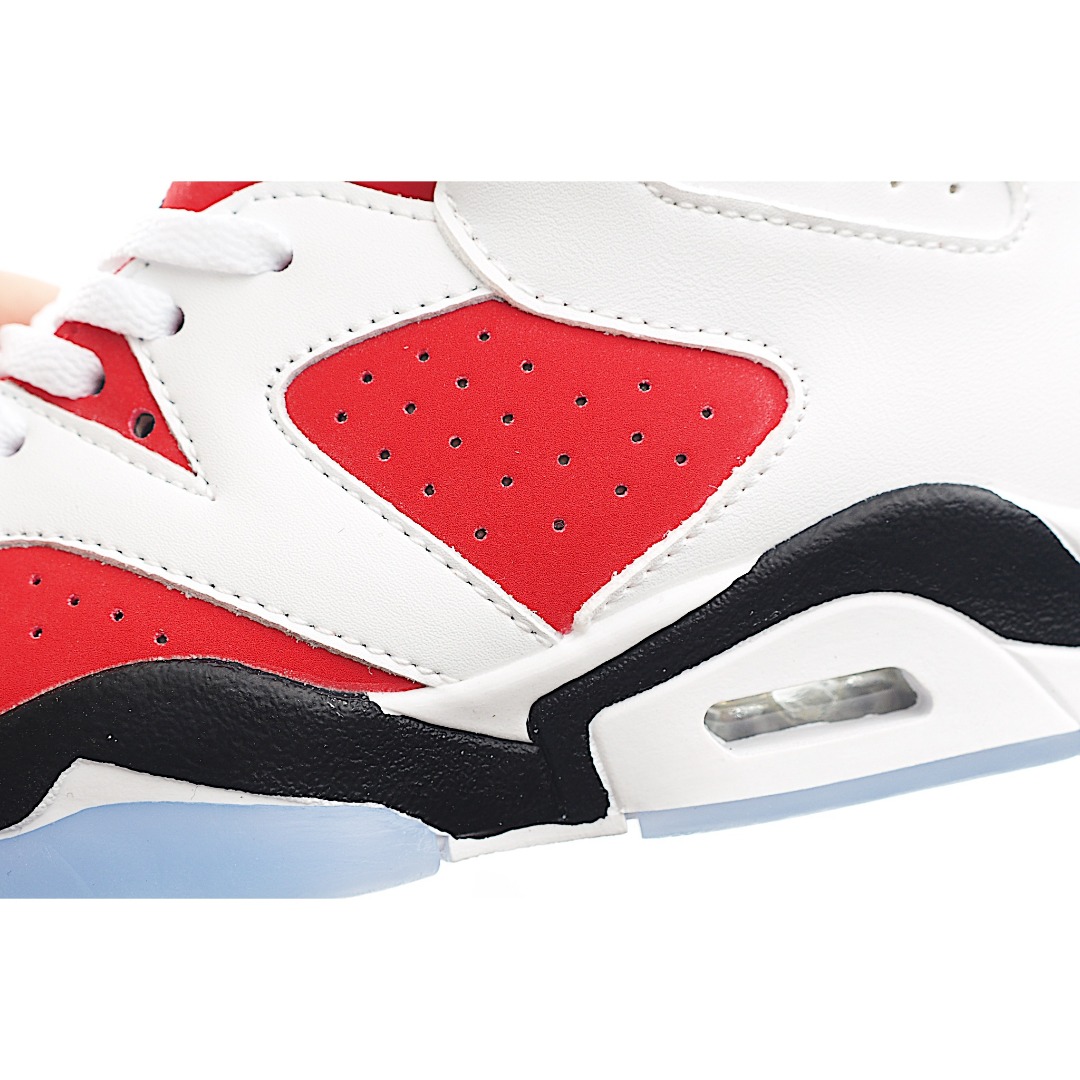 图片[9]-AJ 6代乔六高帮篮球气垫童鞋28-35 AJ 6 复刻大童运动童鞋采用优质鞋面，承袭令其享誉盛名的经典外观设计。穿孔设计，为孩子提供透气舒适的运动体验。-选品中心