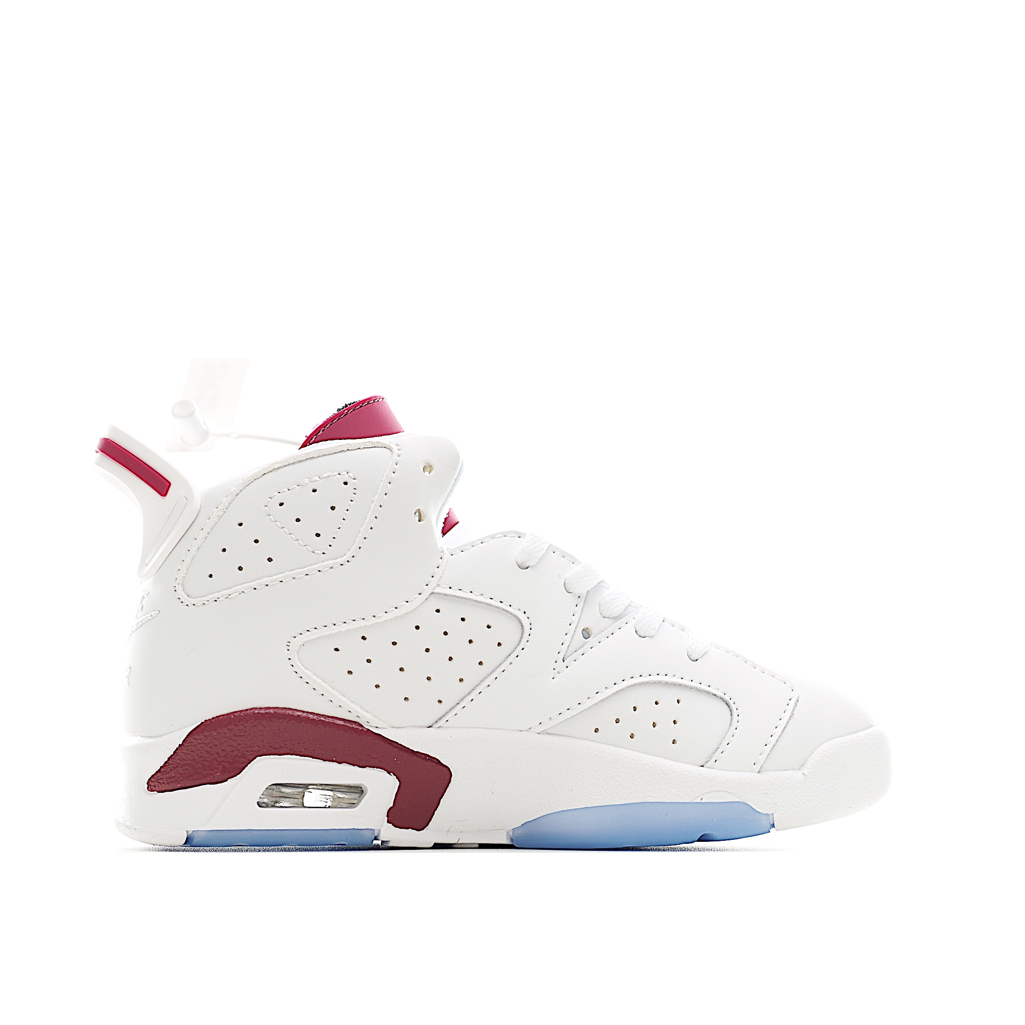 图片[3]-AJ 6代乔六高帮篮球气垫童鞋28-35 AJ 6 复刻大童运动童鞋采用优质鞋面，承袭令其享誉盛名的经典外观设计。穿孔设计，为孩子提供透气舒适的运动体验。-选品中心