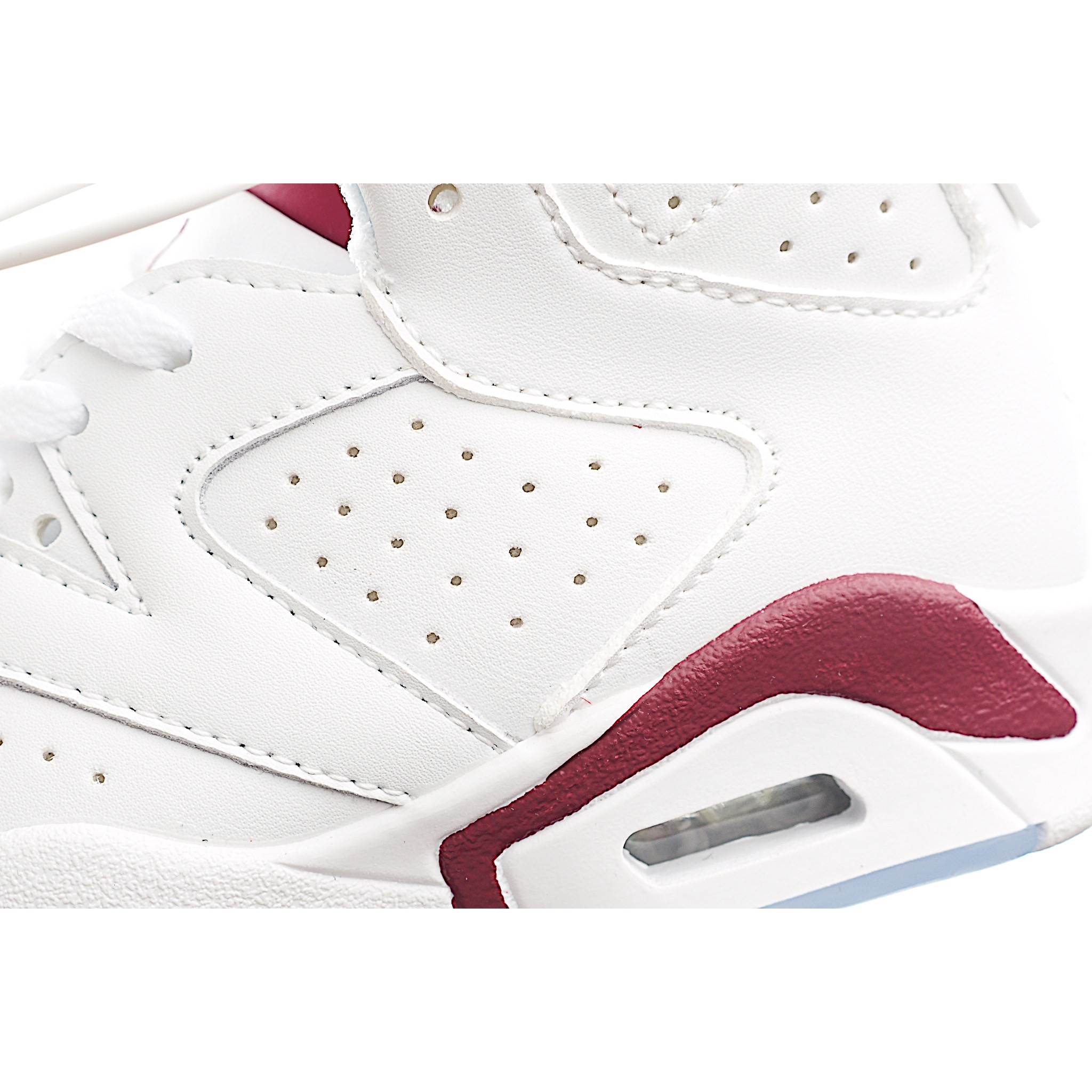 图片[9]-AJ 6代乔六高帮篮球气垫童鞋28-35 AJ 6 复刻大童运动童鞋采用优质鞋面，承袭令其享誉盛名的经典外观设计。穿孔设计，为孩子提供透气舒适的运动体验。-选品中心