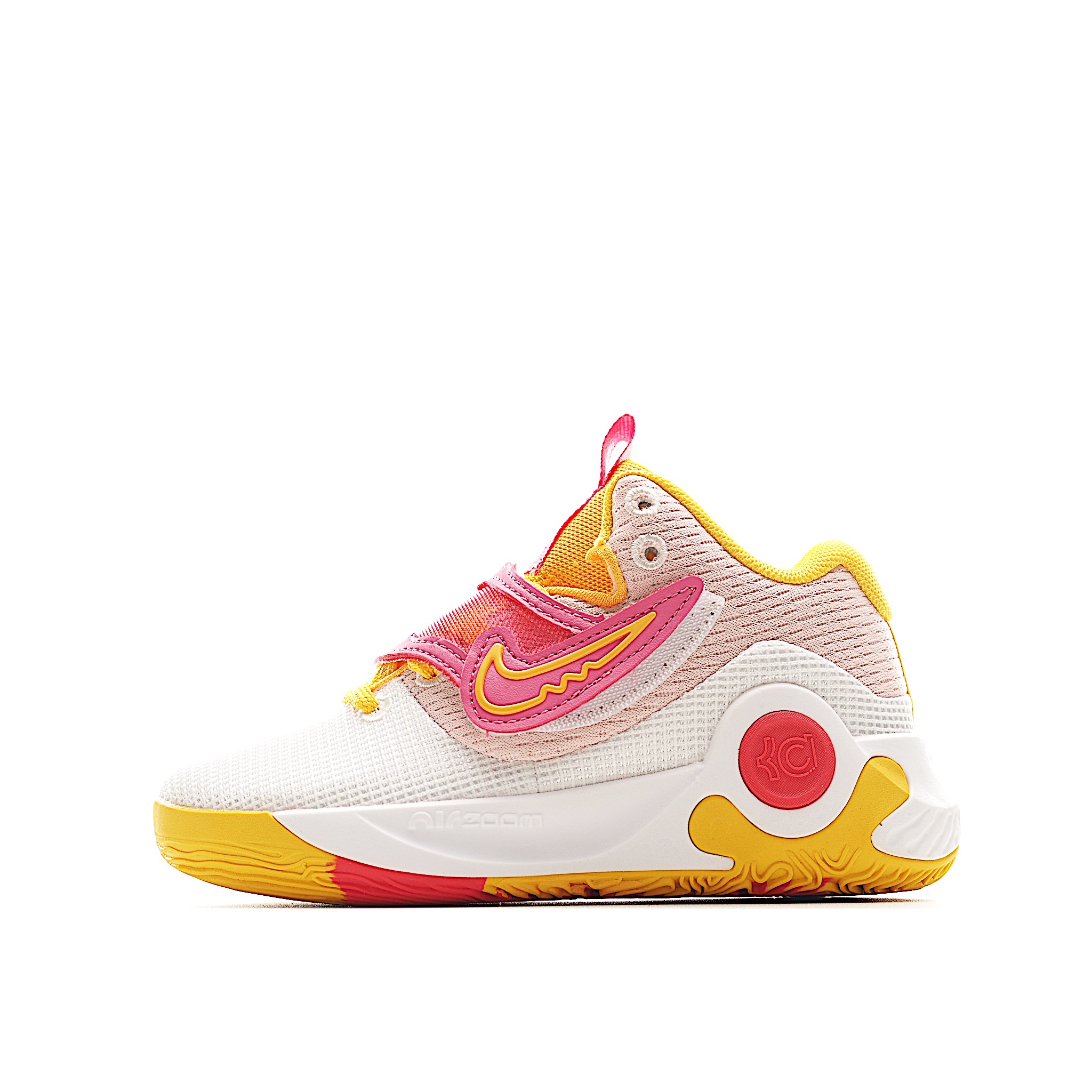 图片[2]-杜兰特篮球鞋 KD 5 儿童鞋28-39 以外层较硬实的泡棉包覆内层的柔软核心泡棉，打造回弹缓震感受。 Zoom Air 气垫吸收每一步伐的力道，并化为能量反推回传。-选品中心