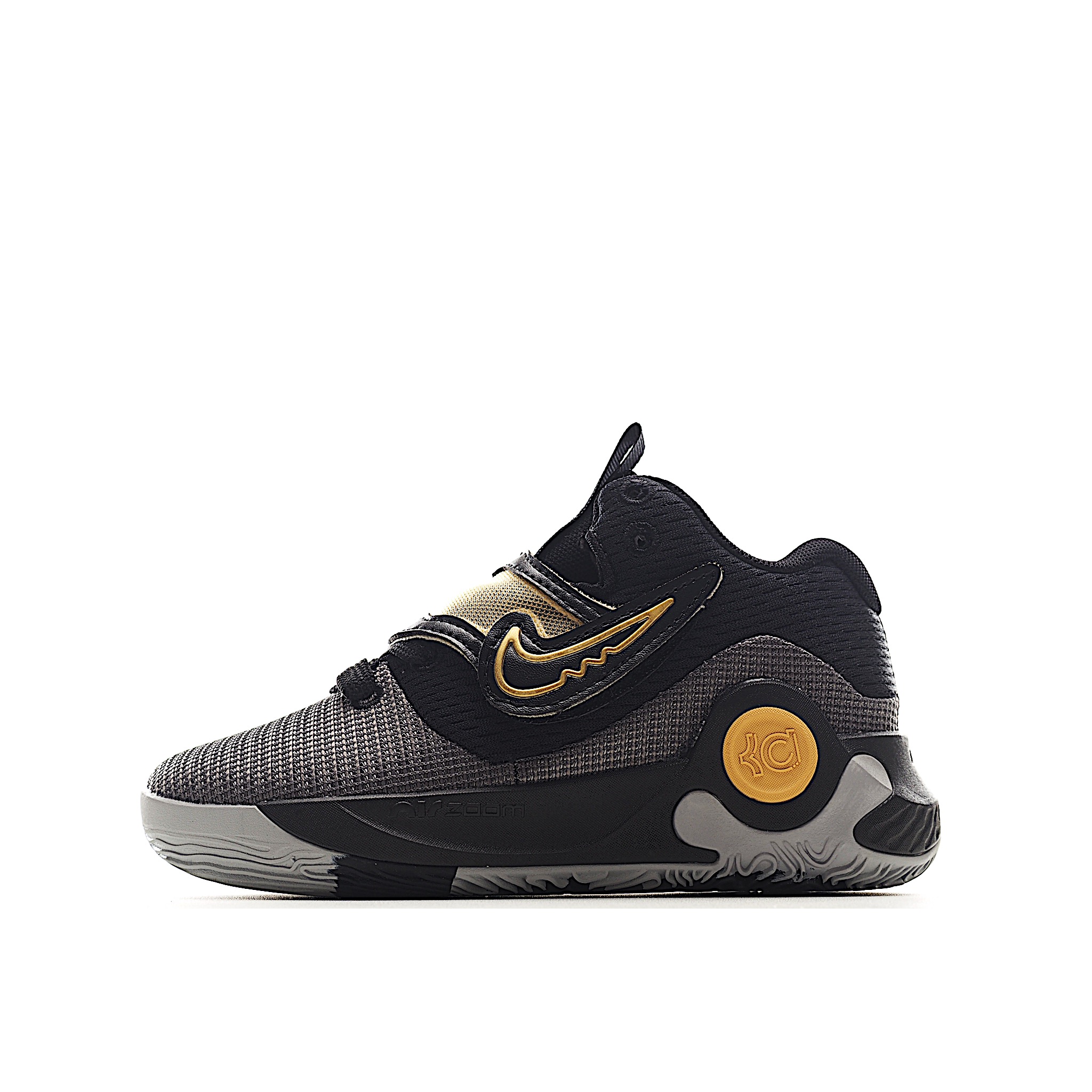 图片[2]-杜兰特篮球鞋 KD 5 儿童鞋28-39 以外层较硬实的泡棉包覆内层的柔软核心泡棉，打造回弹缓震感受。 Zoom Air 气垫吸收每一步伐的力道，并化为能量反推回传。-选品中心