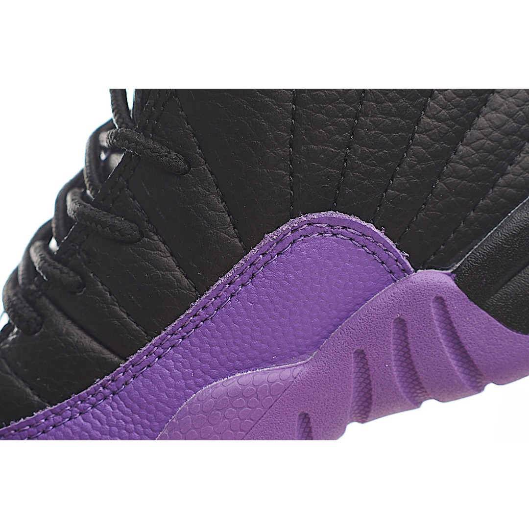 图片[6]-让您的孩子拥有AJ 12童鞋，一直是运动鞋爱好者的最爱，鞋跟处采用封装式 Air 缓冲设计。鞋面采用真皮、合成皮革和织物混合制成，并带有独特的放射状缝线。内衬柔软，穿着舒适。柔韧的橡胶鞋底为成长中的双脚提供良好的抓地力和支撑，让宝宝在操场上保持步伐。 货号：6057 尺码：22-37-选品中心