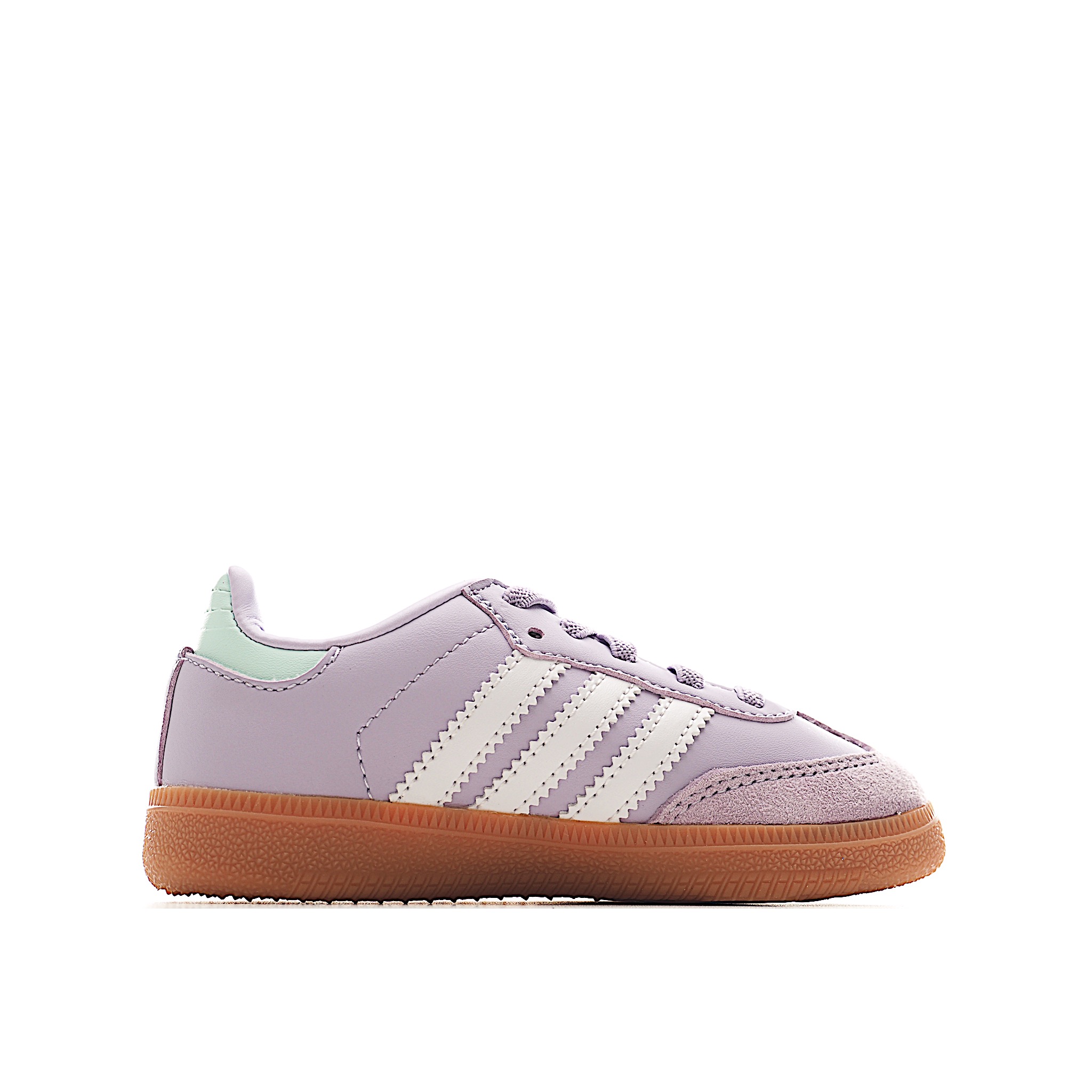 图片[2]-AD 德训 低帮儿童休闲鞋 注：22-27松紧带，28-37系带 如果你回到 1960 年代，你会发现职业足球运动员穿着桑巴，就像这些婴儿鞋一样，几乎就像他们一样。尺寸缩小适合儿童，配有柔软的鞋垫，在全天玩耍时感觉舒适。皮革鞋面、胶橡胶鞋底和3条纹保持经典。 货号：8851 尺码：22-37-选品中心