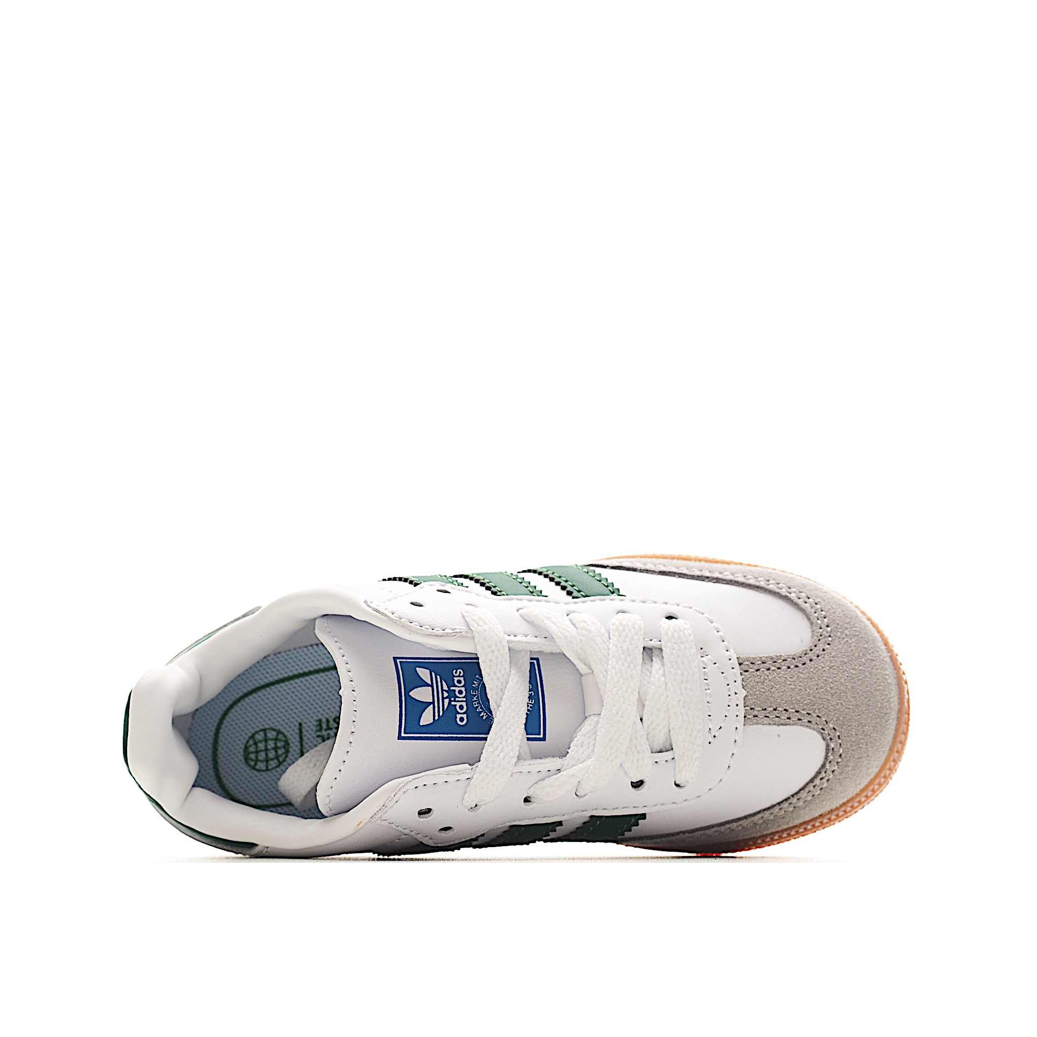 图片[9]-AD 德训 低帮儿童休闲鞋 注：22-27松紧带，28-37系带 如果你回到 1960 年代，你会发现职业足球运动员穿着桑巴，就像这些婴儿鞋一样，几乎就像他们一样。尺寸缩小适合儿童，配有柔软的鞋垫，在全天玩耍时感觉舒适。皮革鞋面、胶橡胶鞋底和3条纹保持经典。 货号：1334 尺码：22-37-选品中心