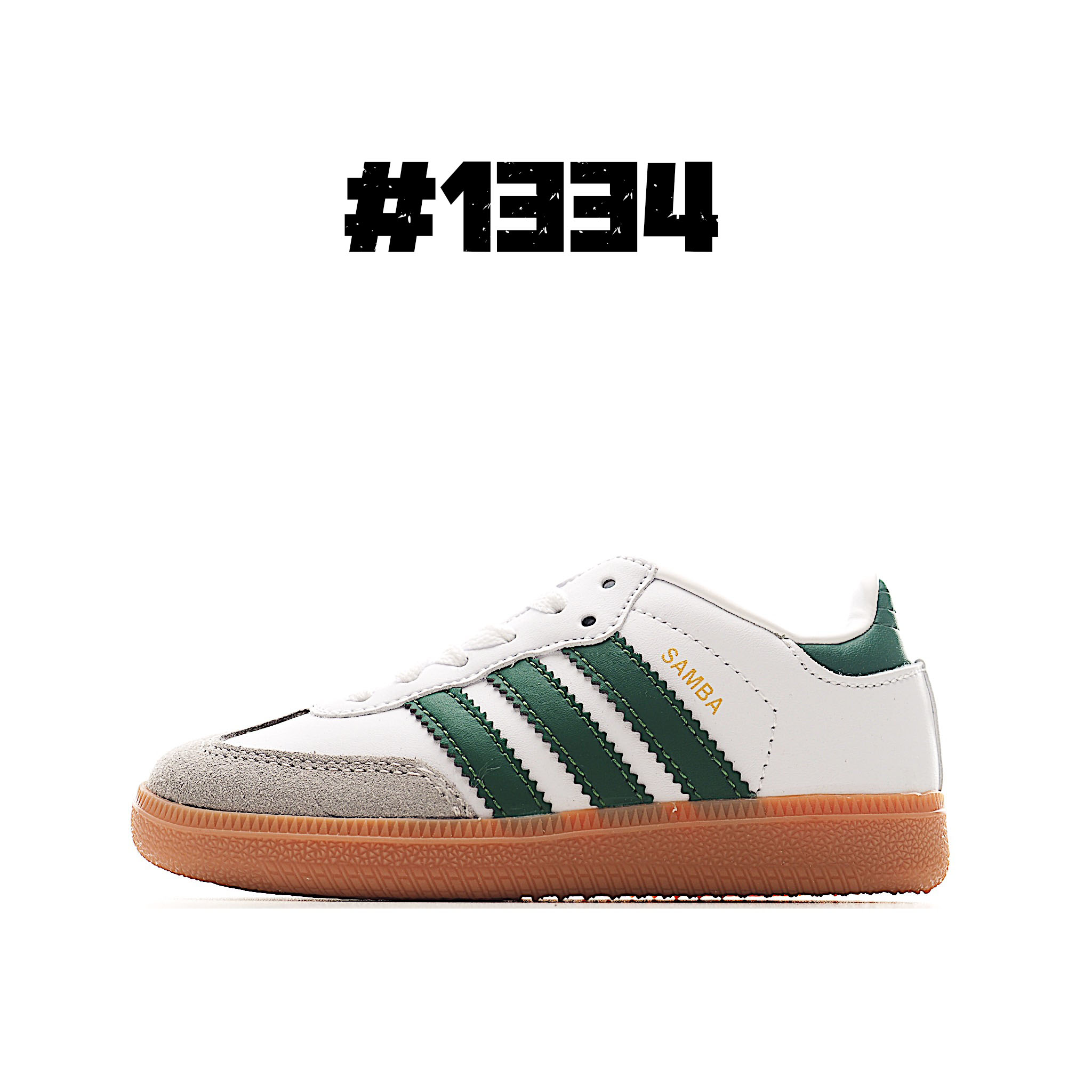 图片[3]-AD 德训 低帮儿童休闲鞋 注：22-27松紧带，28-37系带 如果你回到 1960 年代，你会发现职业足球运动员穿着桑巴，就像这些婴儿鞋一样，几乎就像他们一样。尺寸缩小适合儿童，配有柔软的鞋垫，在全天玩耍时感觉舒适。皮革鞋面、胶橡胶鞋底和3条纹保持经典。 尺码：22-37-选品中心