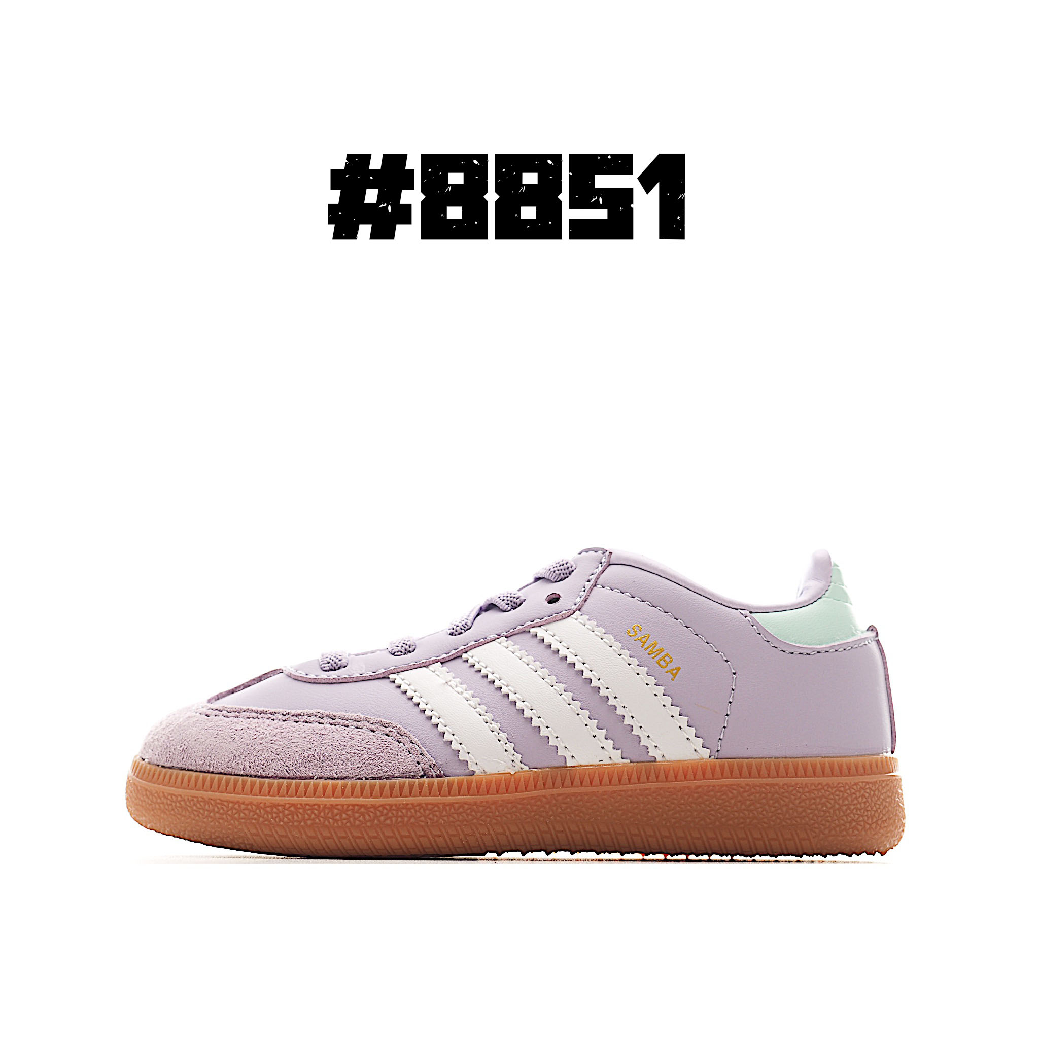 图片[2]-AD 德训 低帮儿童休闲鞋 注：22-27松紧带，28-37系带 如果你回到 1960 年代，你会发现职业足球运动员穿着桑巴，就像这些婴儿鞋一样，几乎就像他们一样。尺寸缩小适合儿童，配有柔软的鞋垫，在全天玩耍时感觉舒适。皮革鞋面、胶橡胶鞋底和3条纹保持经典。 尺码：22-37-选品中心