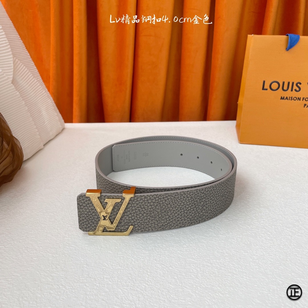 LouisVuitton爆款高品质官网同款宽度4.0厘米扣头采用不锈钢精品雕刻原单品质带身采用进口小牛皮