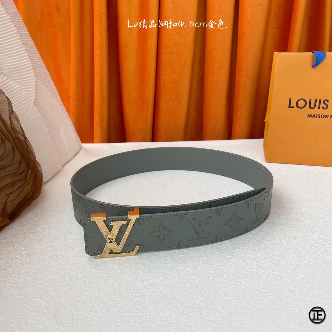 LouisVuitton爆款高品质官网同款宽度4.0厘米扣头采用不锈钢精品雕刻原单品质带身采用进口小牛皮