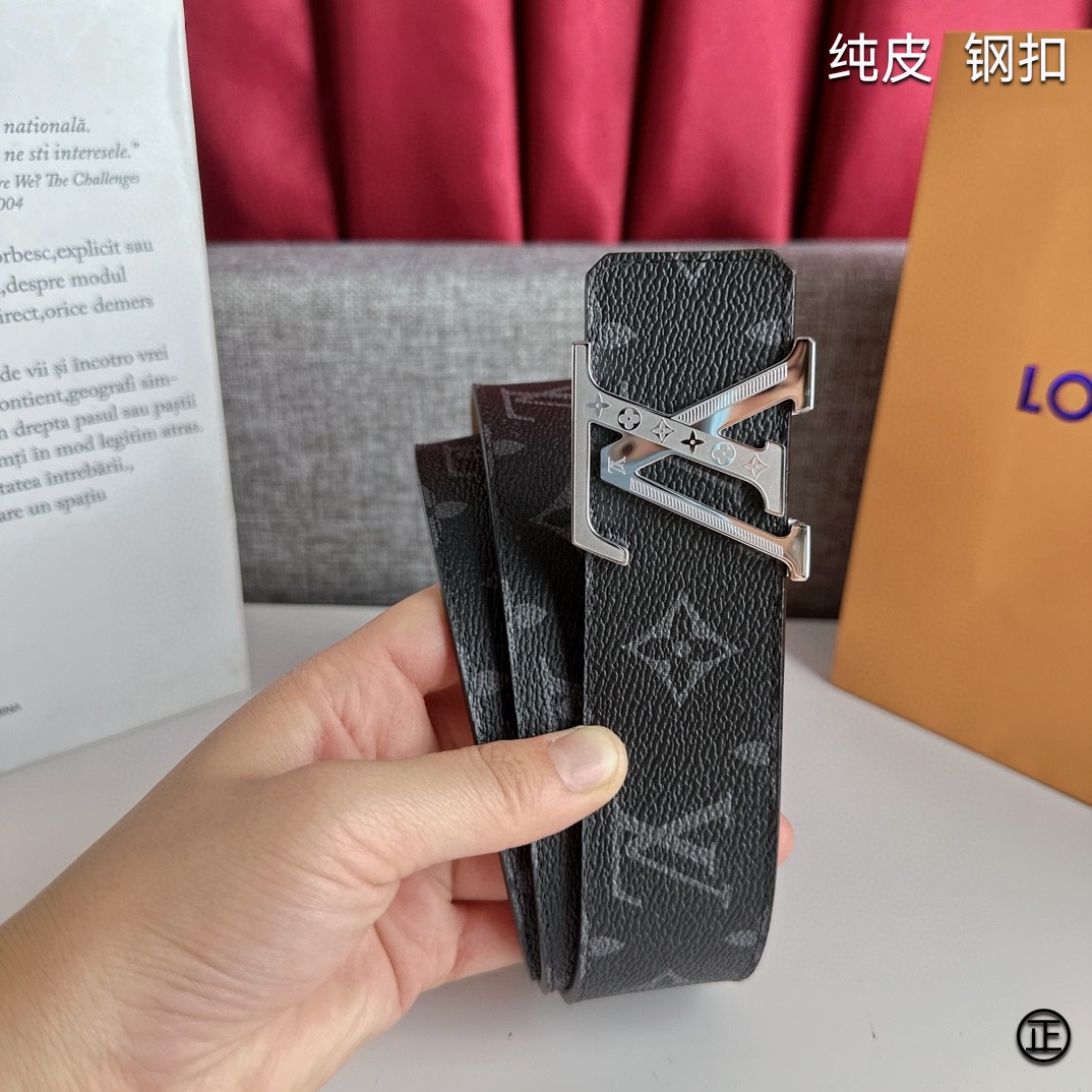 LOUISVUITTON[正]原单品质经典印花搭配原单精品扣精工制作细节看图实物拍摄高端奢华宽度4.0c