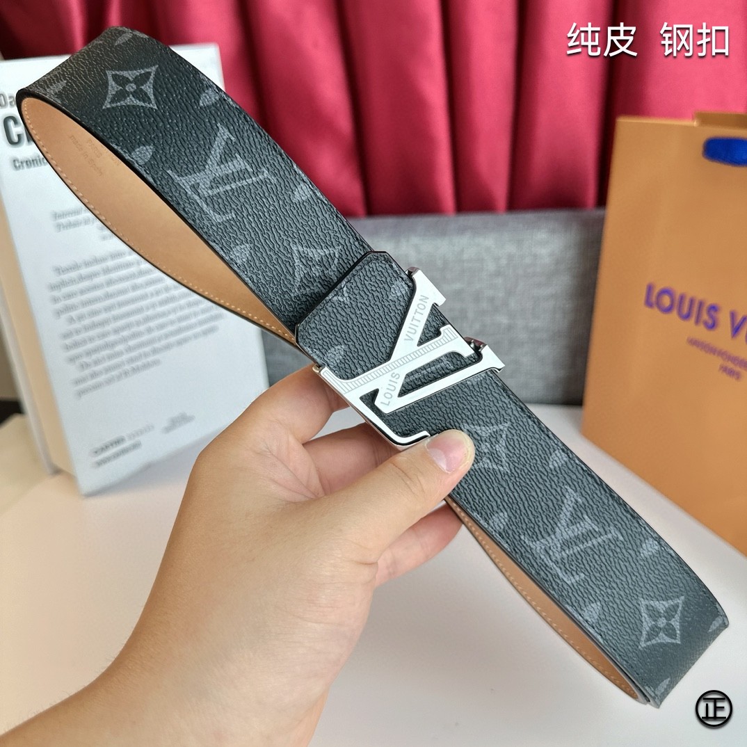 LOUISVUITTON[正]原单品质经典印花搭配原单精品扣精工制作细节看图实物拍摄高端奢华宽度4.0c