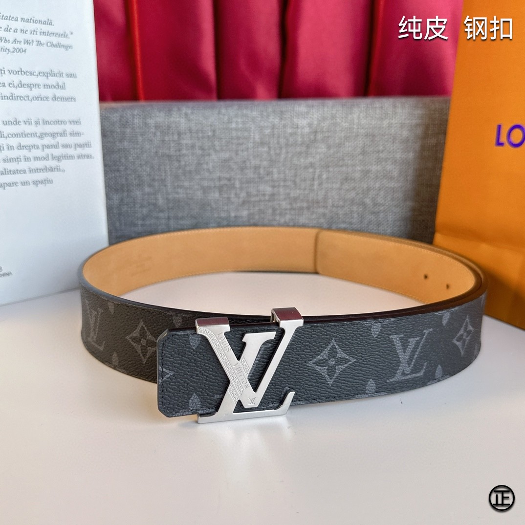 LOUISVUITTON[正]原单品质经典印花搭配原单精品扣精工制作细节看图实物拍摄高端奢华宽度4.0c