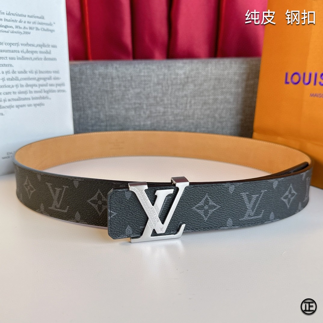 LOUISVUITTON[正]原单品质经典印花搭配原单精品扣精工制作细节看图实物拍摄高端奢华宽度4.0c