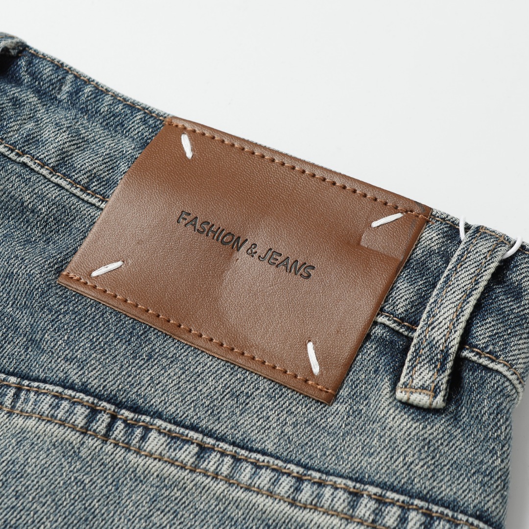 Trendy MM6 New Pocket Logo Jeans for Autumn and Winter 2024 - 图片 6