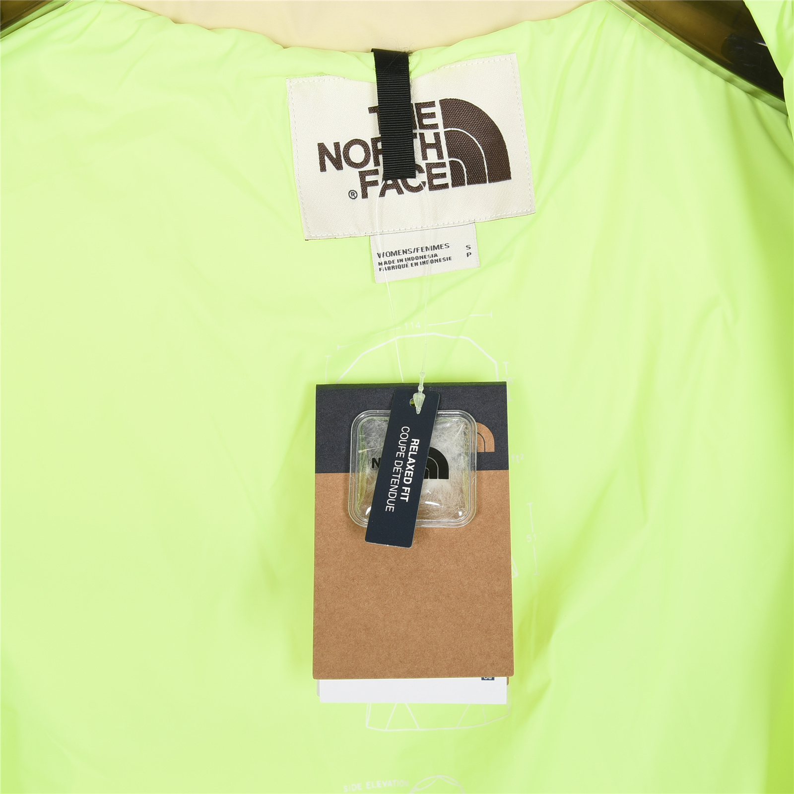 THE NORTH FACE ロゴ刺繍 ダウンジャケット 防風撥水 90%白ダウン 軽量