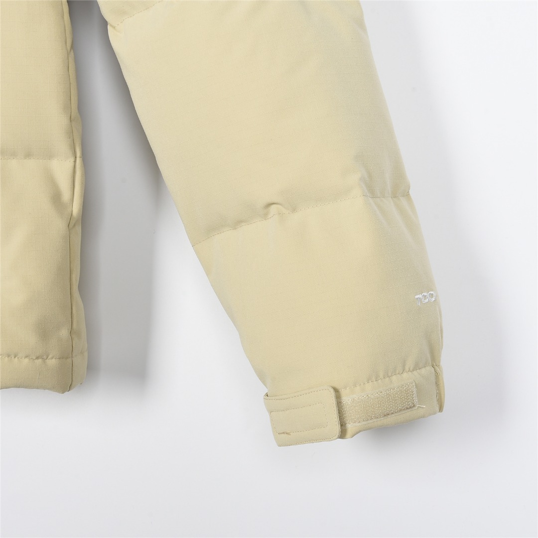 THE NORTH FACE ロゴ刺繍 ダウンジャケット 90%白ダックダウン 防風 軽量