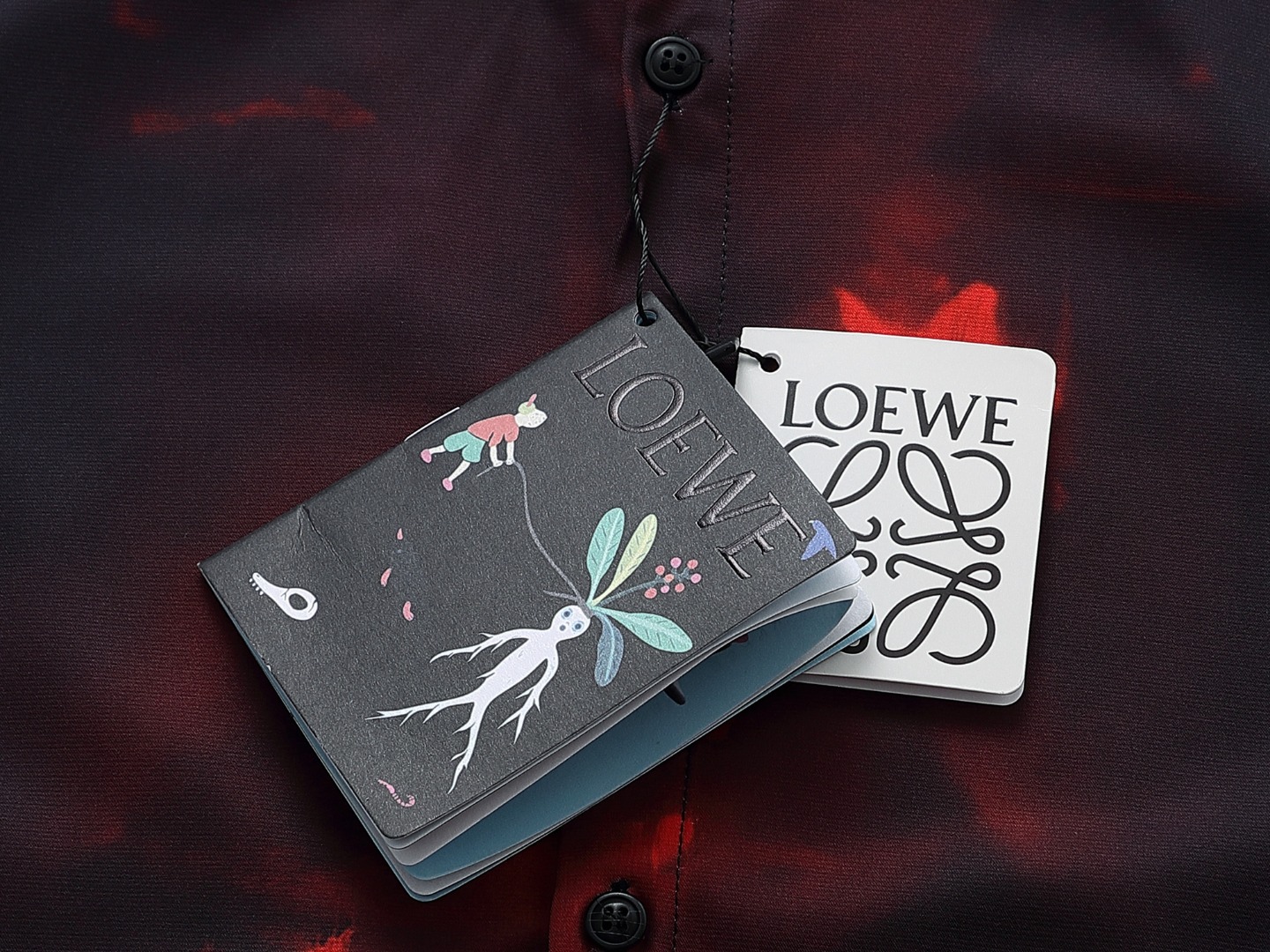 LOEWE x Hal’s Moving Castle Flame Shorts Shirt in Picture Color, Gender-Neutral Sizes - 图片 5