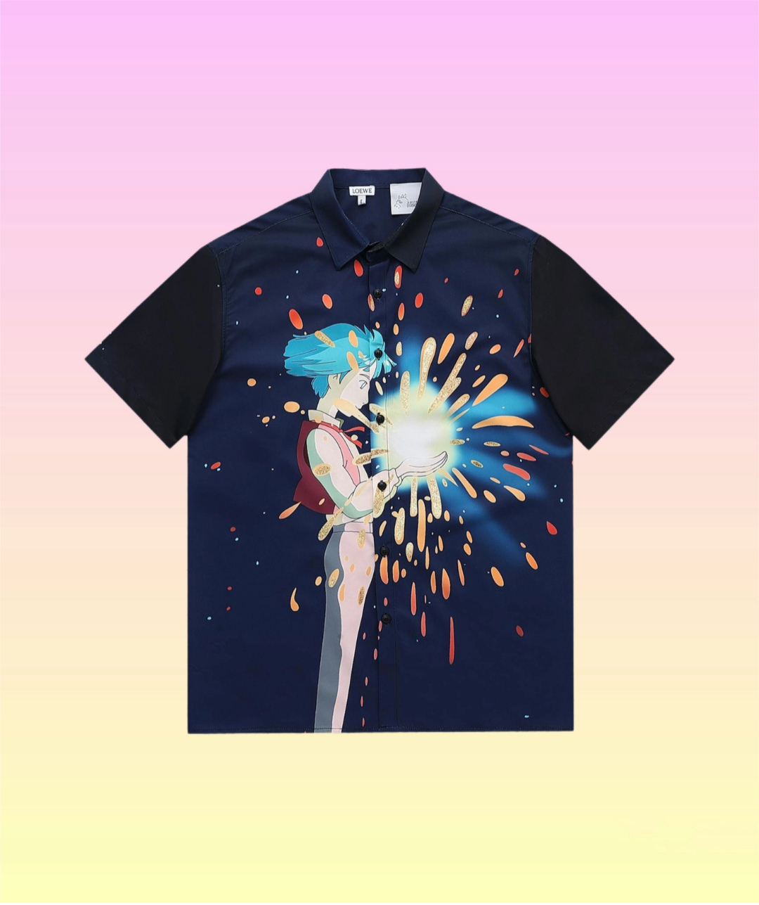 Loewe x Hal’s Moving Castle Short Sleeve Shirt with Custom Options for All Genders - 图片 3