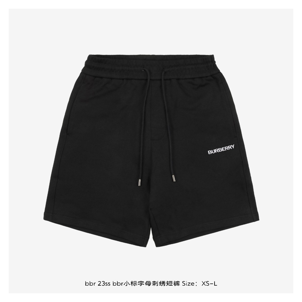 Burberry/博柏利23ss bbr小标字母刺绣短裤