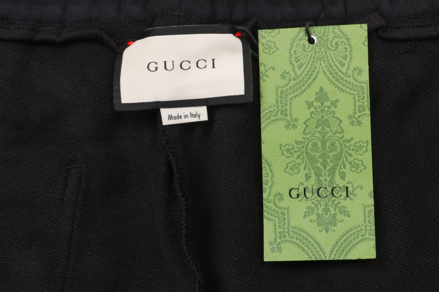 Gucci/古驰 24ss 双G小标红绿织带短裤