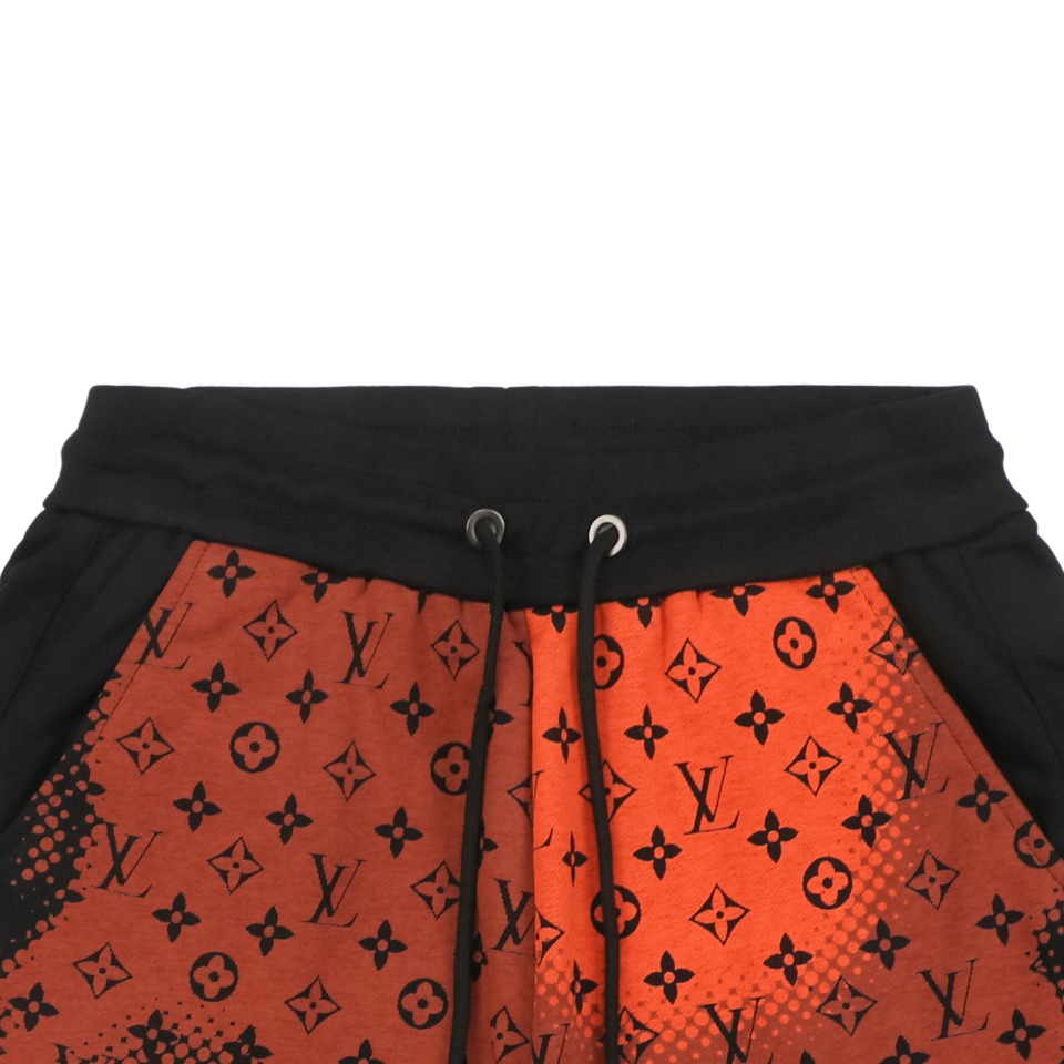 1v 24ss 橙色满印老花渐变印花短裤-Chinese UA Cheap High Quatity Brand Clothes Bags handbags Sneakers wholesale wholesaler seller from China Factory suppliers Fashion Clothing Shoes best Quality Beautiful Price 1v 24ss 橙色满印老花渐变印花短裤