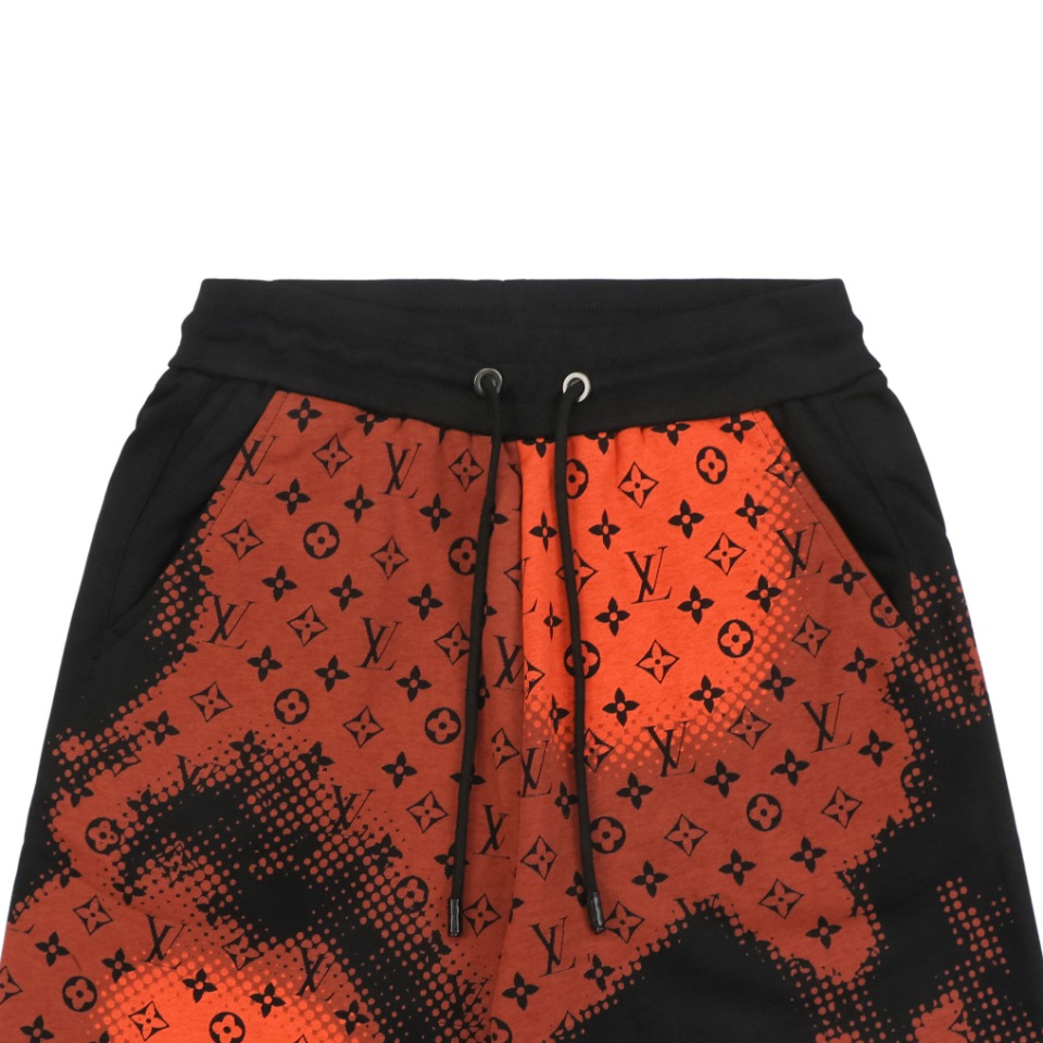 1v 24ss 橙色满印老花渐变印花短裤-Chinese UA Cheap High Quatity Brand Clothes Bags handbags Sneakers wholesale wholesaler seller from China Factory suppliers Fashion Clothing Shoes best Quality Beautiful Price 1v 24ss 橙色满印老花渐变印花短裤