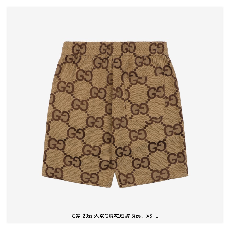 Gucci/古驰 24ss 大双G提花短裤