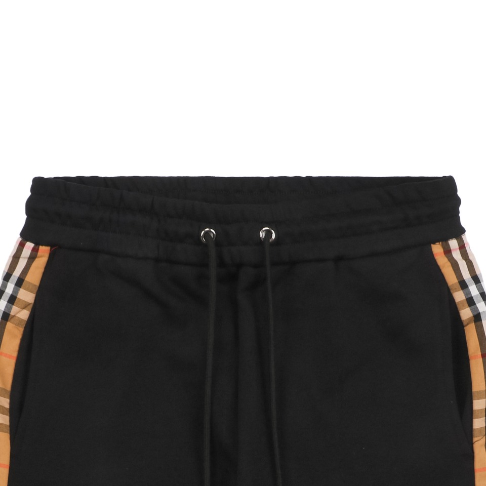 Burberry/博柏利23ss侧边格纹织带短裤