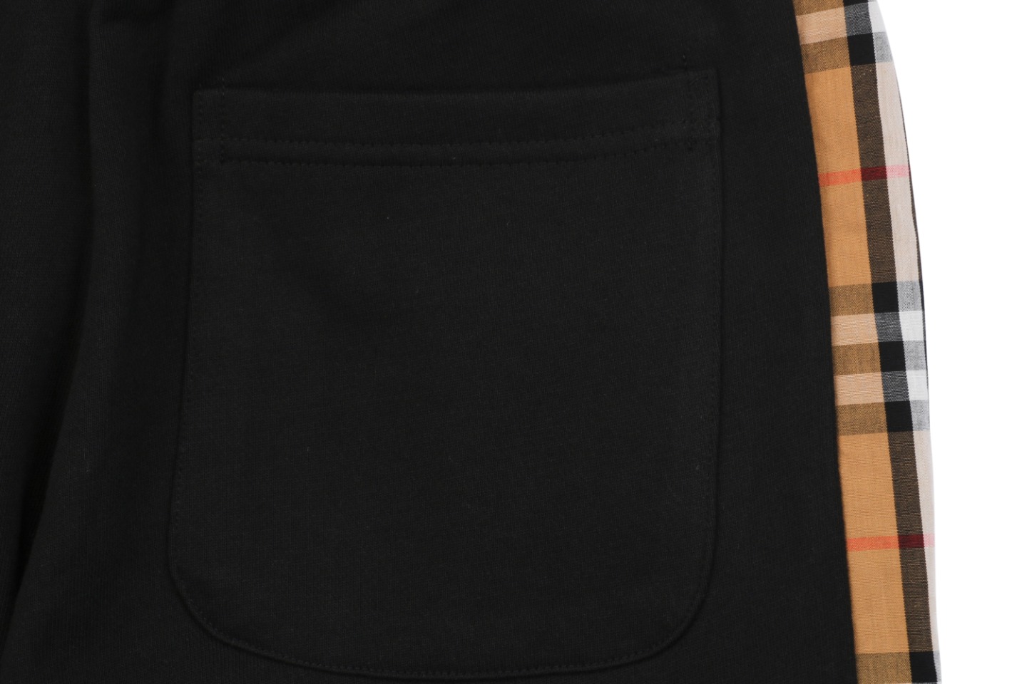 Burberry/博柏利23ss侧边格纹织带短裤
