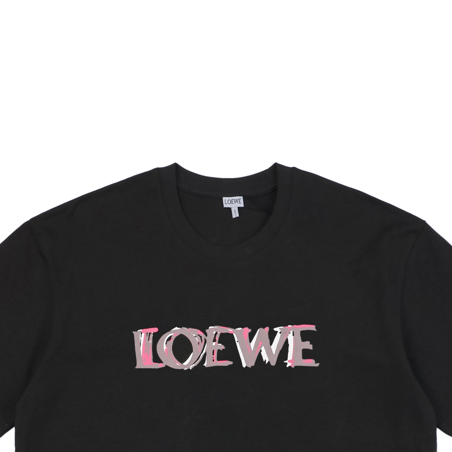 Loewe/罗意威 24ss 炫彩涂鸦红花标印花短袖