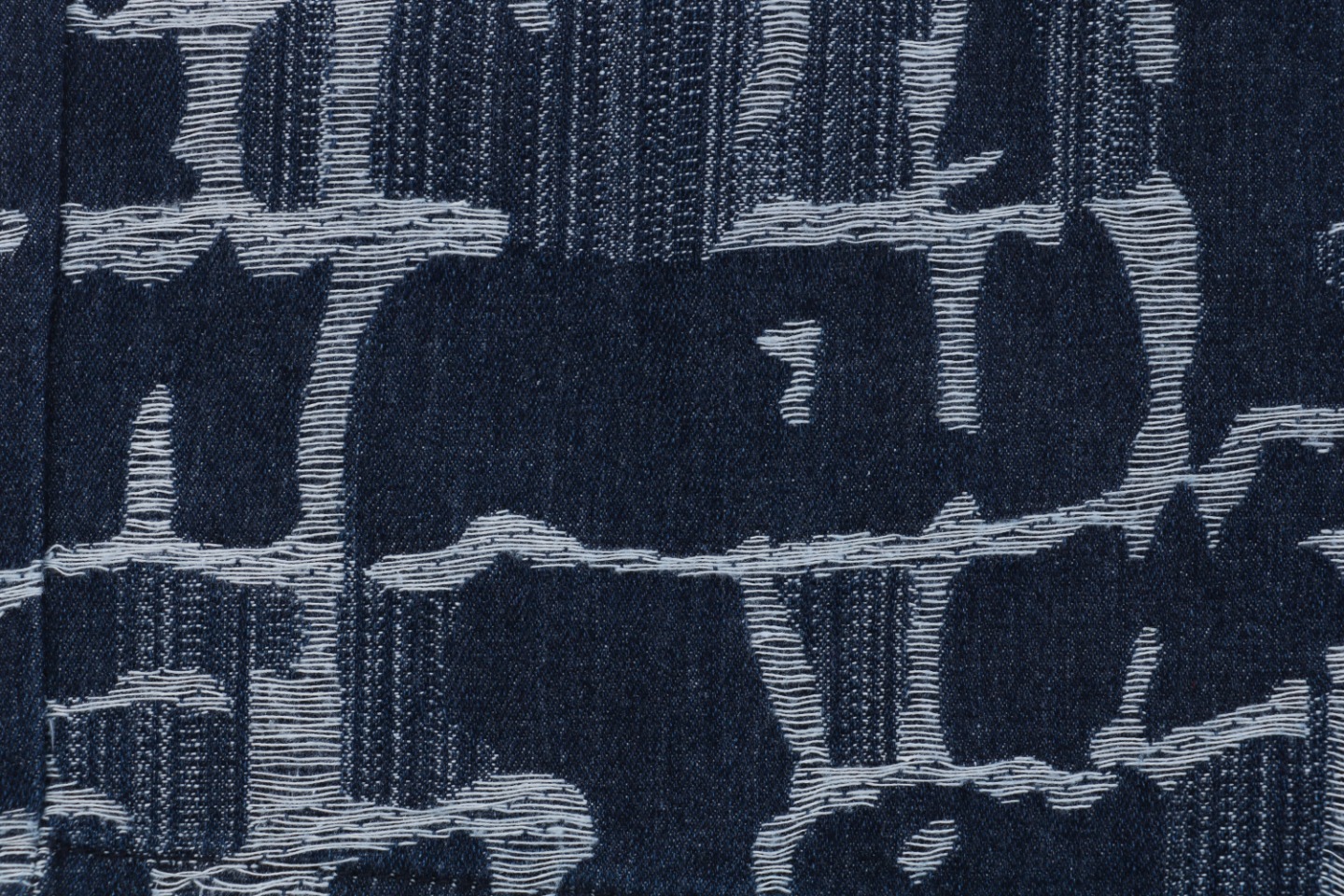 Fendi/芬迪 24ss FF提花扎染牛仔短裤