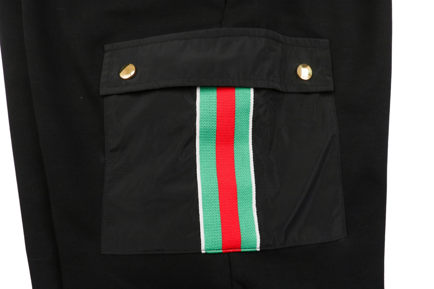 Gucci/古驰 24ss 侧口袋红绿织带短裤