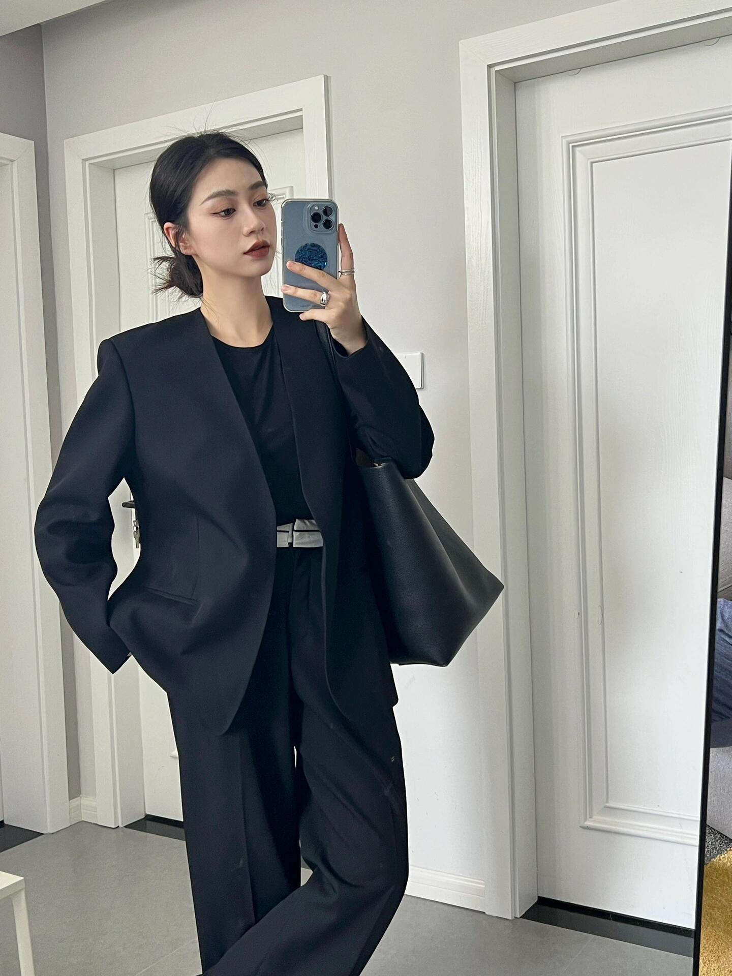 Upper body collection picture 2 MaisonMargiela 24Fw wool blend collarless suit