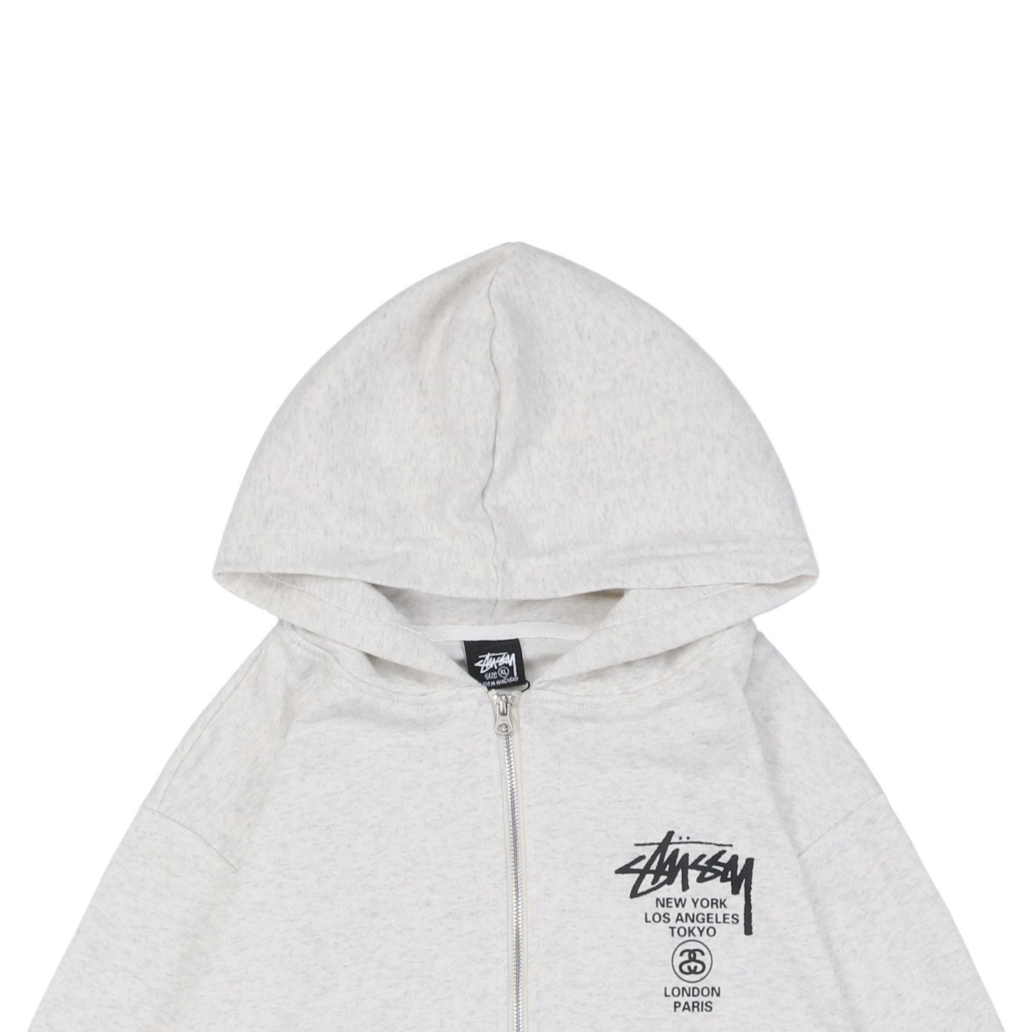 Stussy/斯图西 24Fw 巡游涂鸦字母印花连帽外套