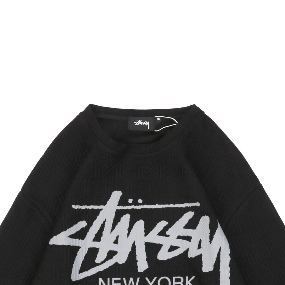 Stussy/斯图西 24Fw 巡游涂鸦字母印花圆领卫衣