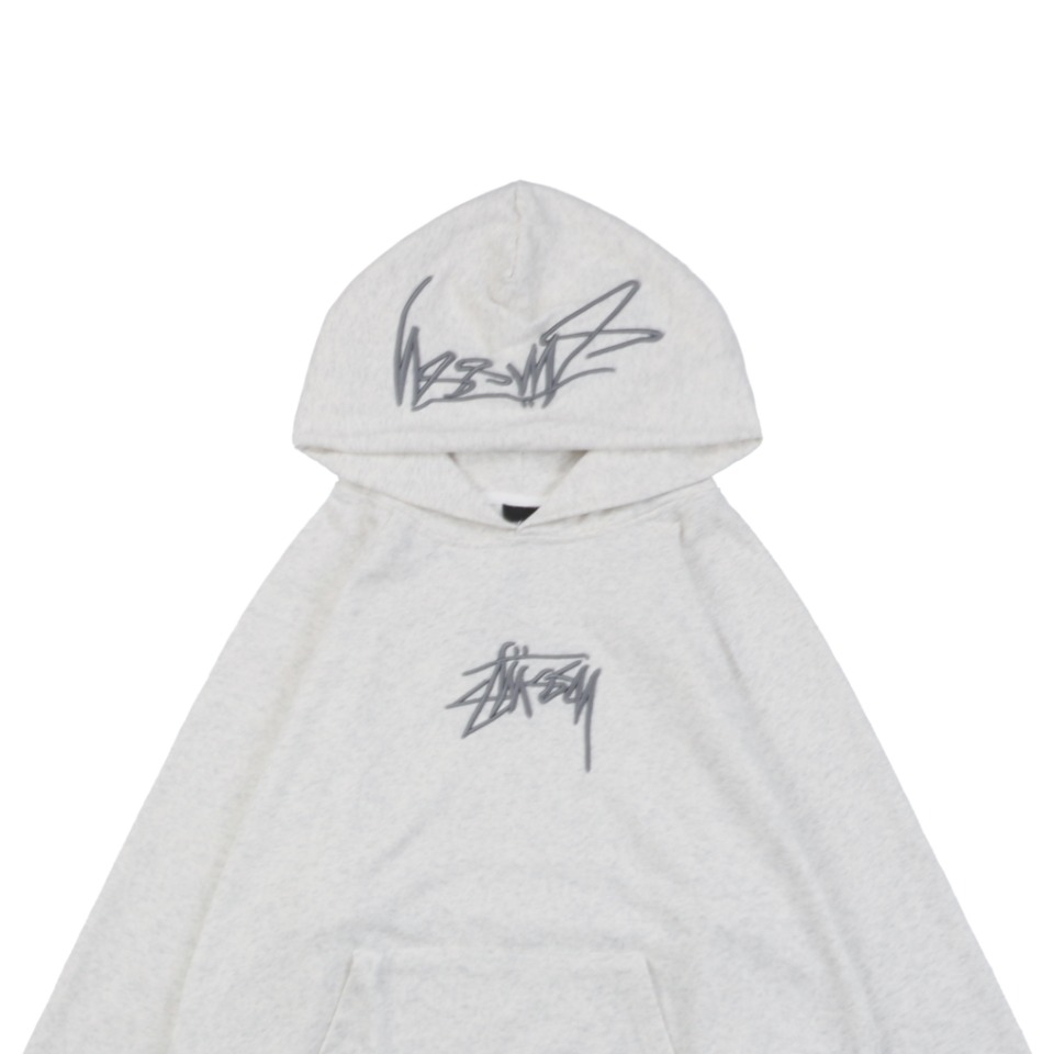 Stussy/斯图西 24Fw 涂鸦字母刺绣连帽卫衣