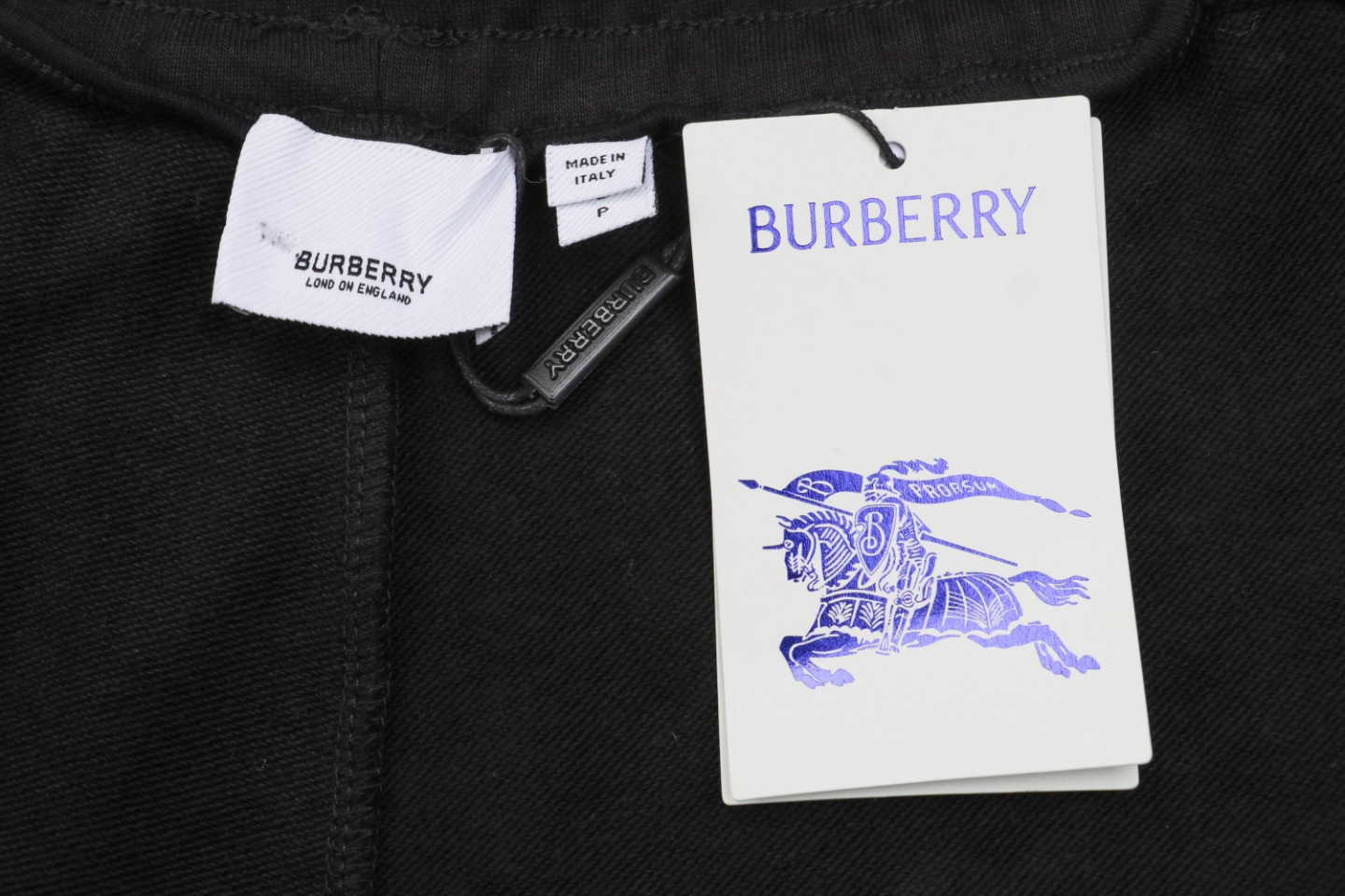 Burberry/博柏利 24Fw 蓝战马刺绣抽绳长裤