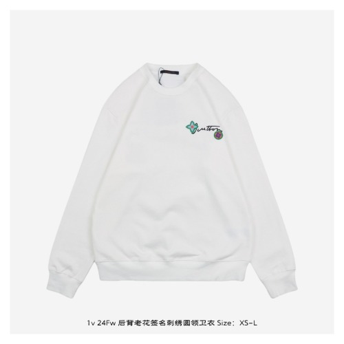 Louis Vuitton Embroidered Logo Sweatshirt, Classic Crewneck Pullover, Unisex 1 Louis Vuitton Embroidered Logo Sweatshirt, Classic Crewneck Pullover, Unisex