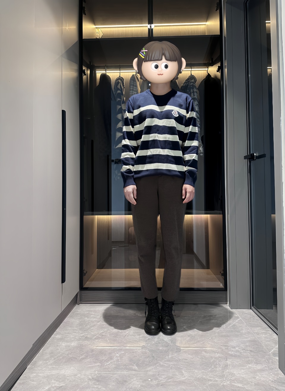 Upper body collection picture MonclerMonmouth 24Fw Mk Small Label Color blocke